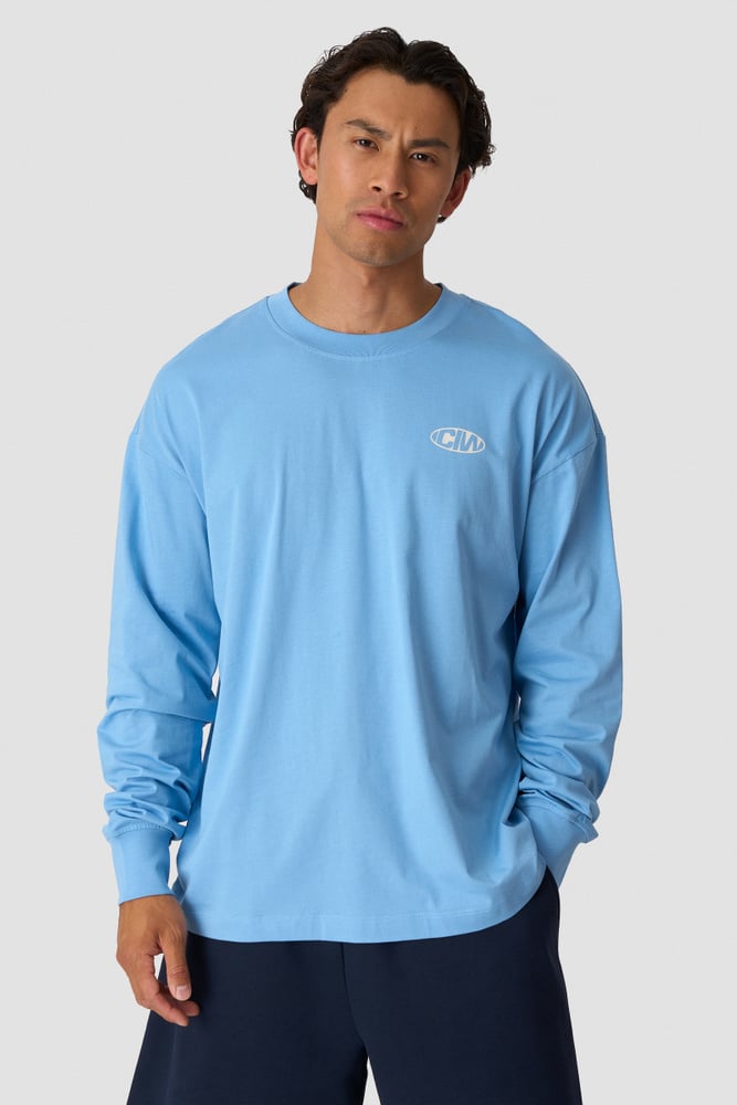 ICIW Everyday Long Sleeve Print Dove Blue
