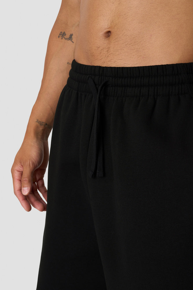 ICIW Everyday Relaxed Sweat Shorts Terry Print Black