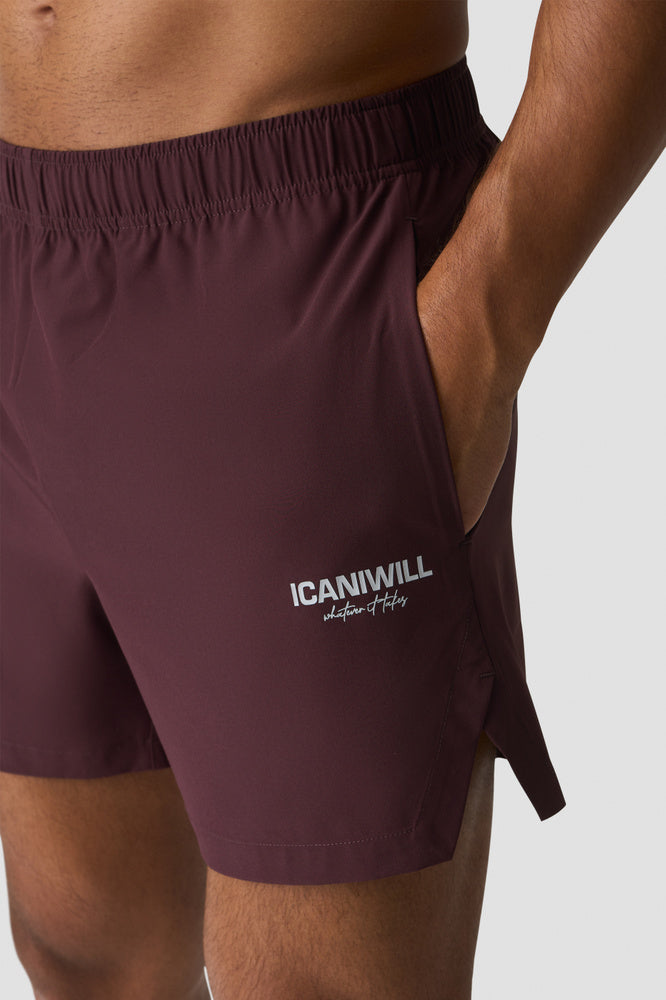 ICIW Essential Cardio 5" Shorts Print Espresso