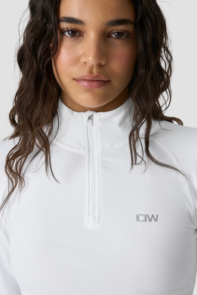 ICIW Define Seamless 1/4 Zip white snow