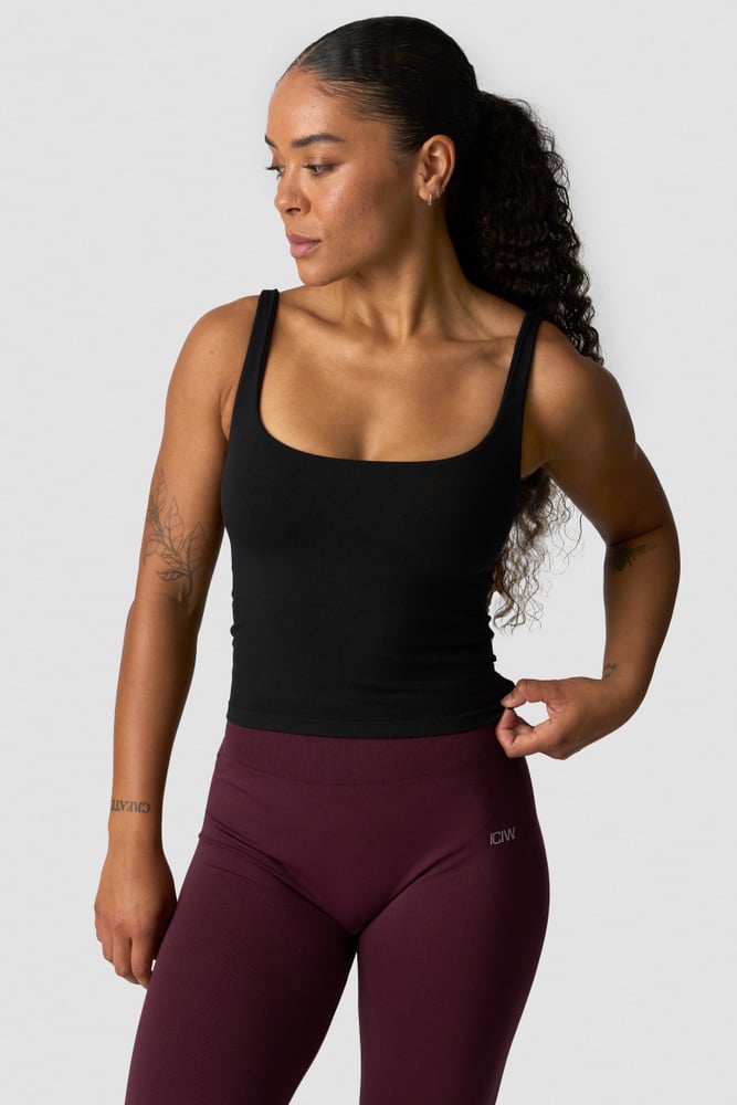 ICIW Smooth Seamless 2-in-1 Tank Black