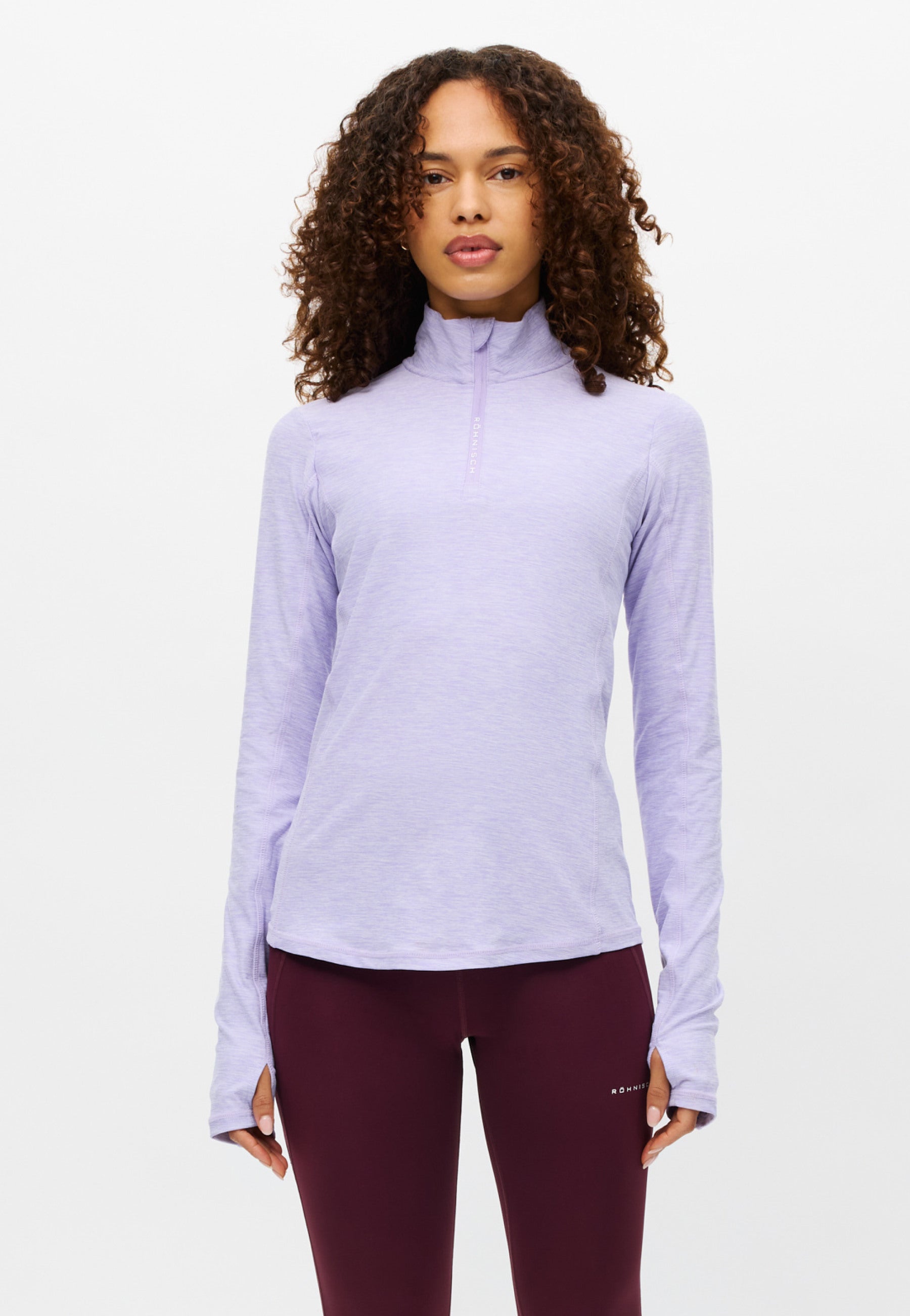 RÖHNISCH Midlayer Half Zip Lavender