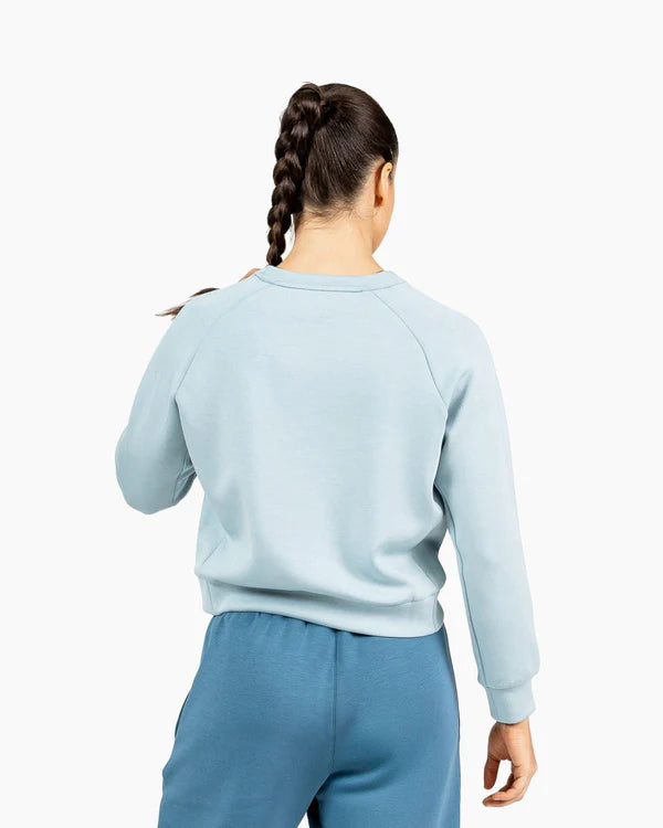 Velites Crop Sweatshirt Holo Blå