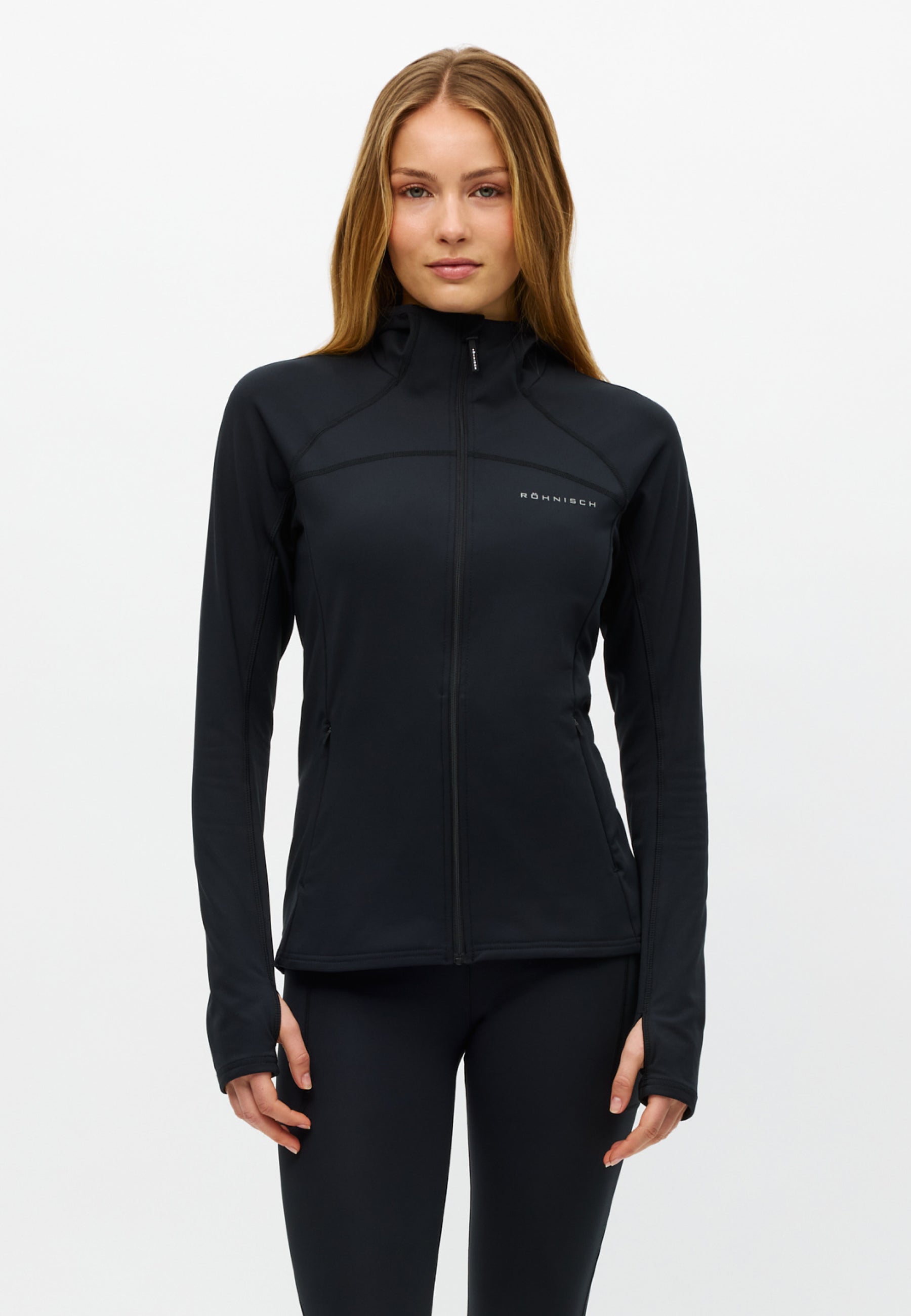 RÖHNISCH Thermaflow Hood Full Zip Black