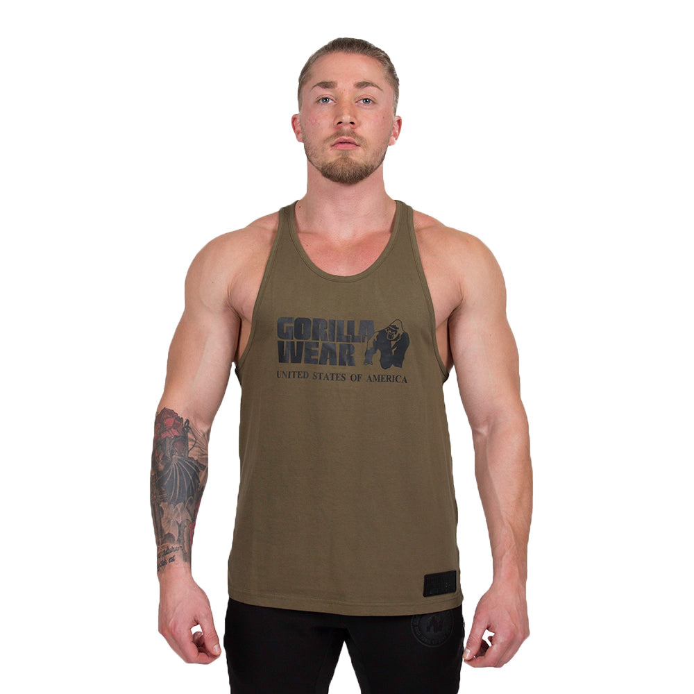 Gorilla Wear Classic Tank Top, army green Gorilla Wear