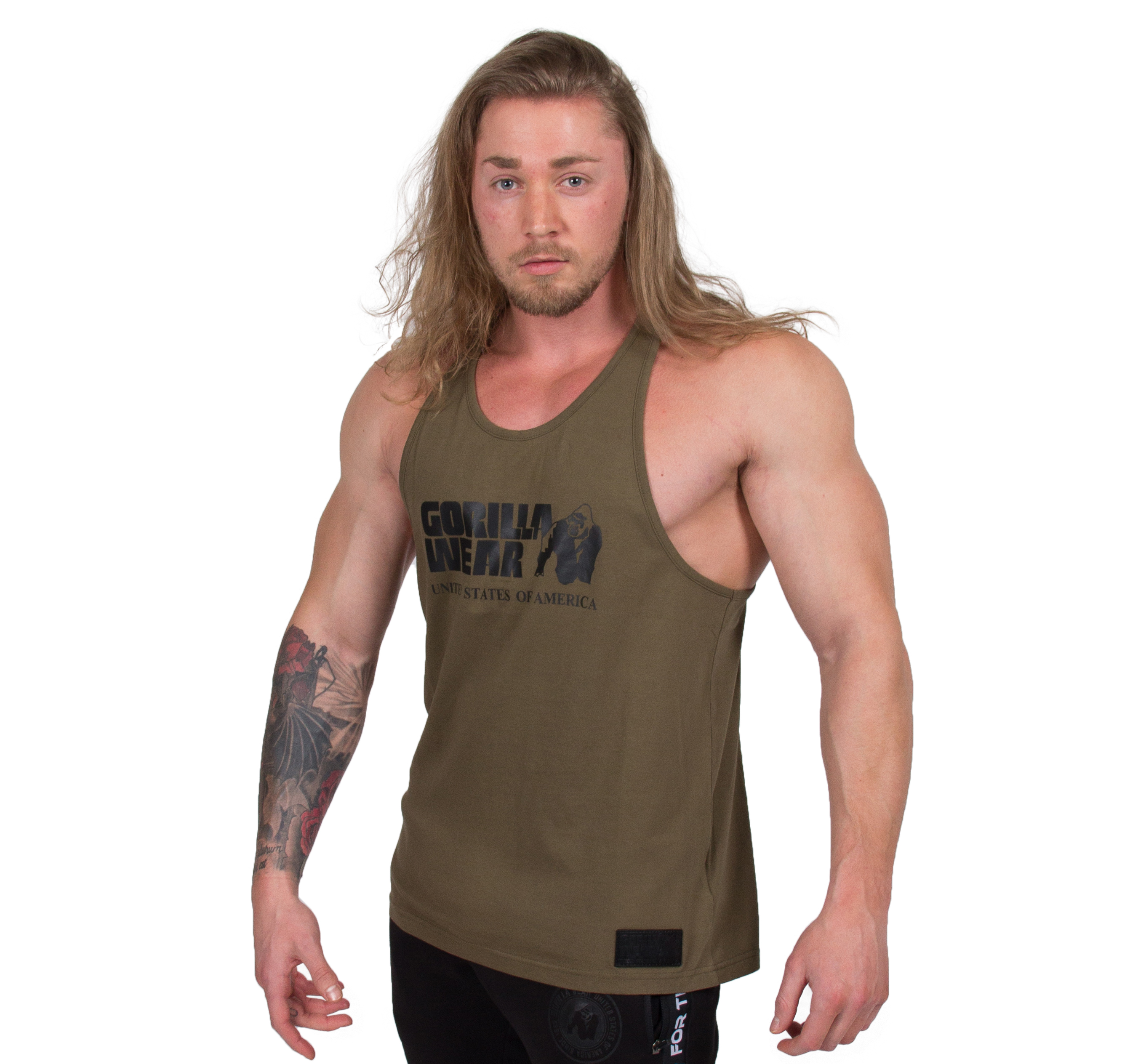 Gorilla Wear Classic Tank Top, army green Gorilla Wear