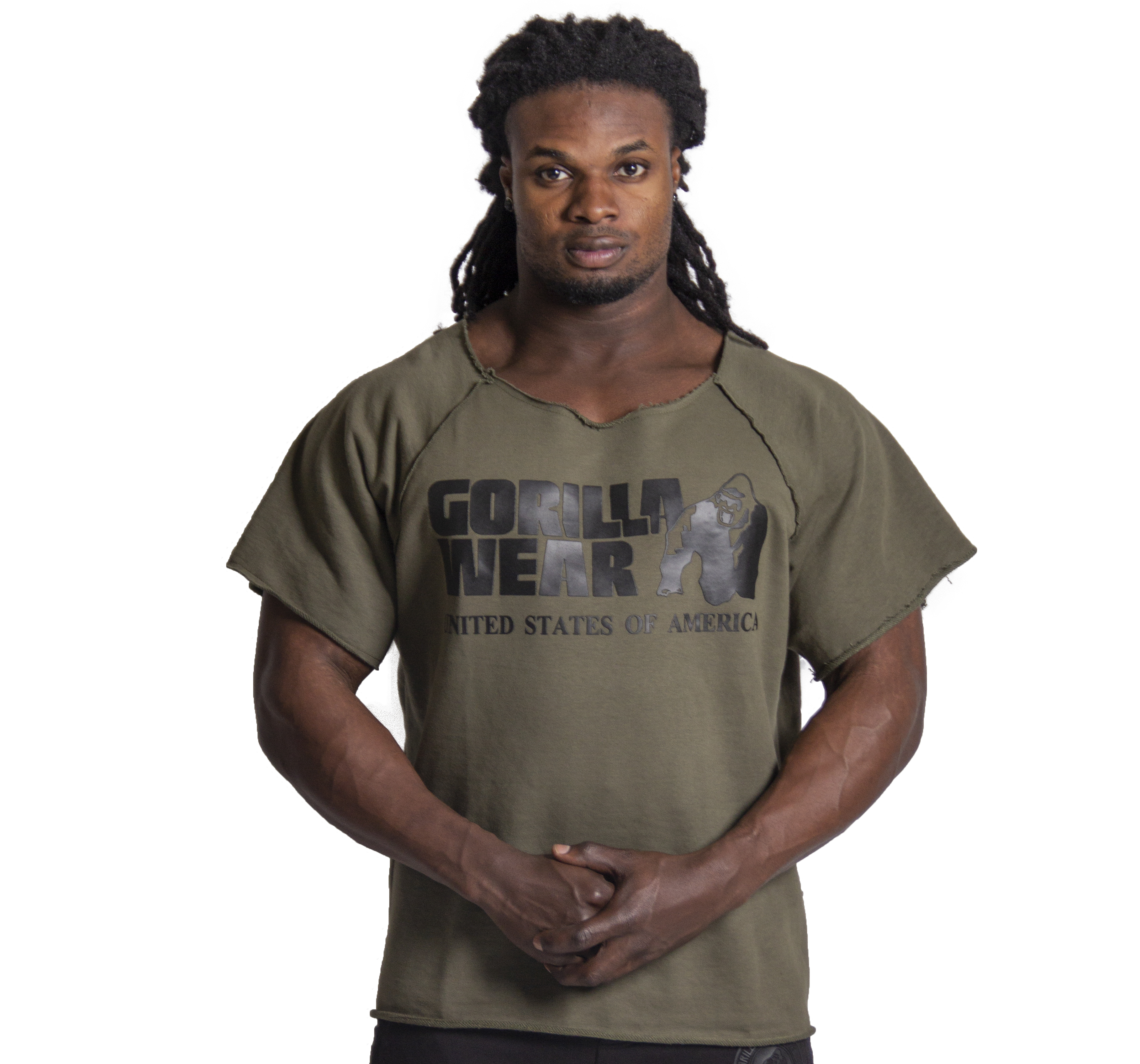 Gorilla Wear Classic Workout Top, army green Gorilla Wear