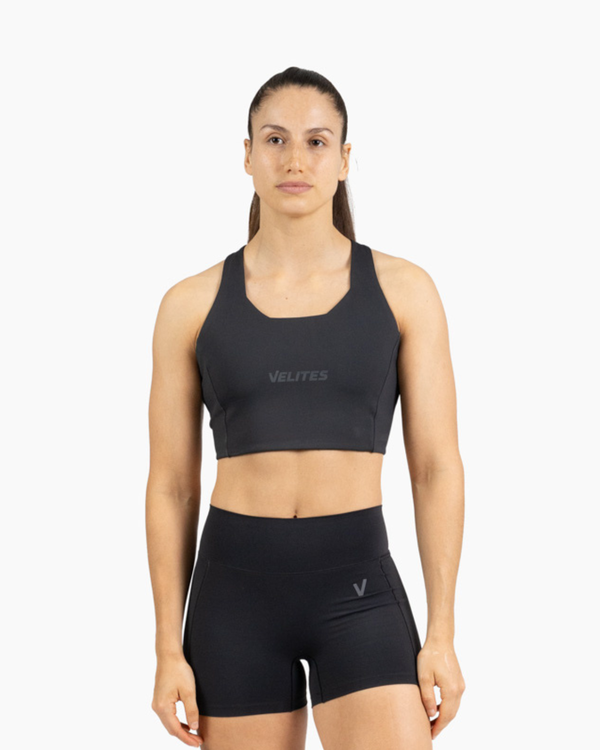 Velites Bra high neck Holo Svart