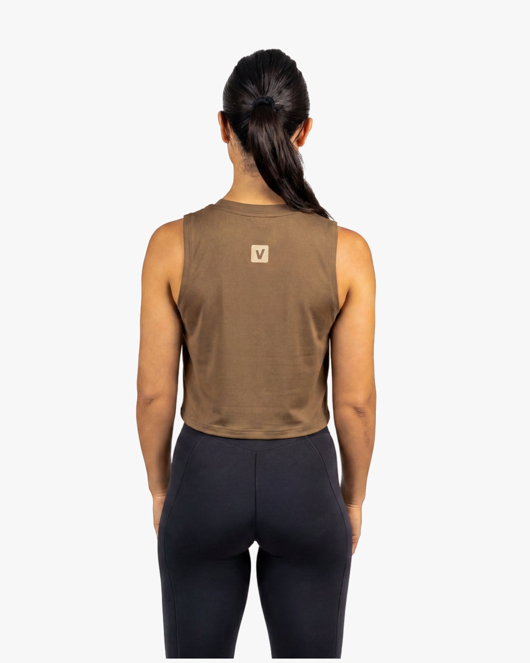 Velites Tank Crop Holo Coconut