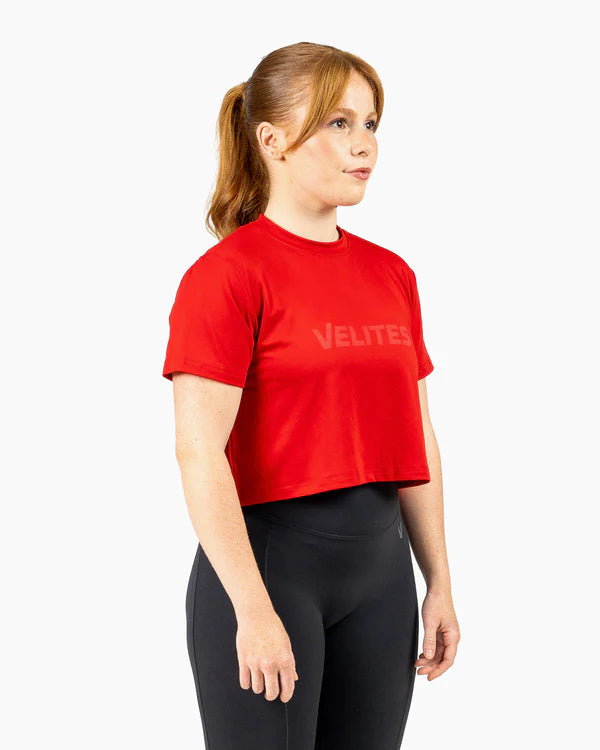 Velites Crop Holo Röd