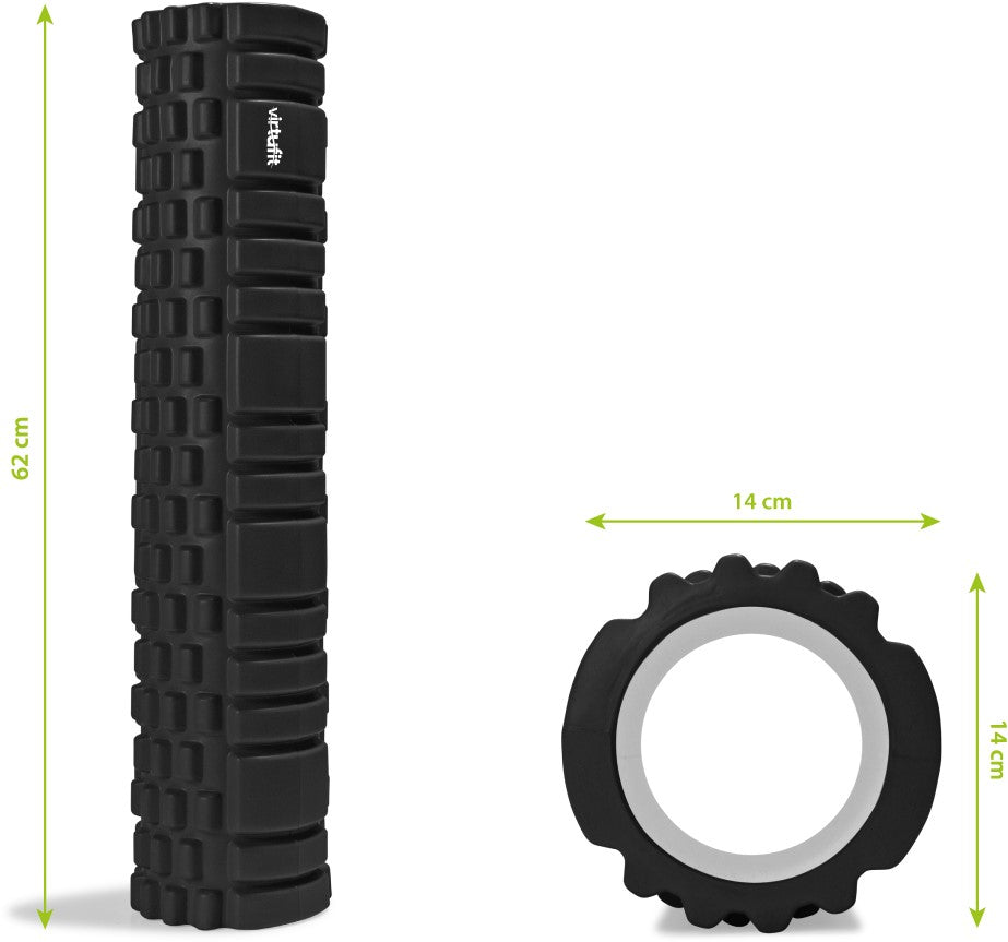 Virtufit Foam Roller 62 cm, black Virtufit