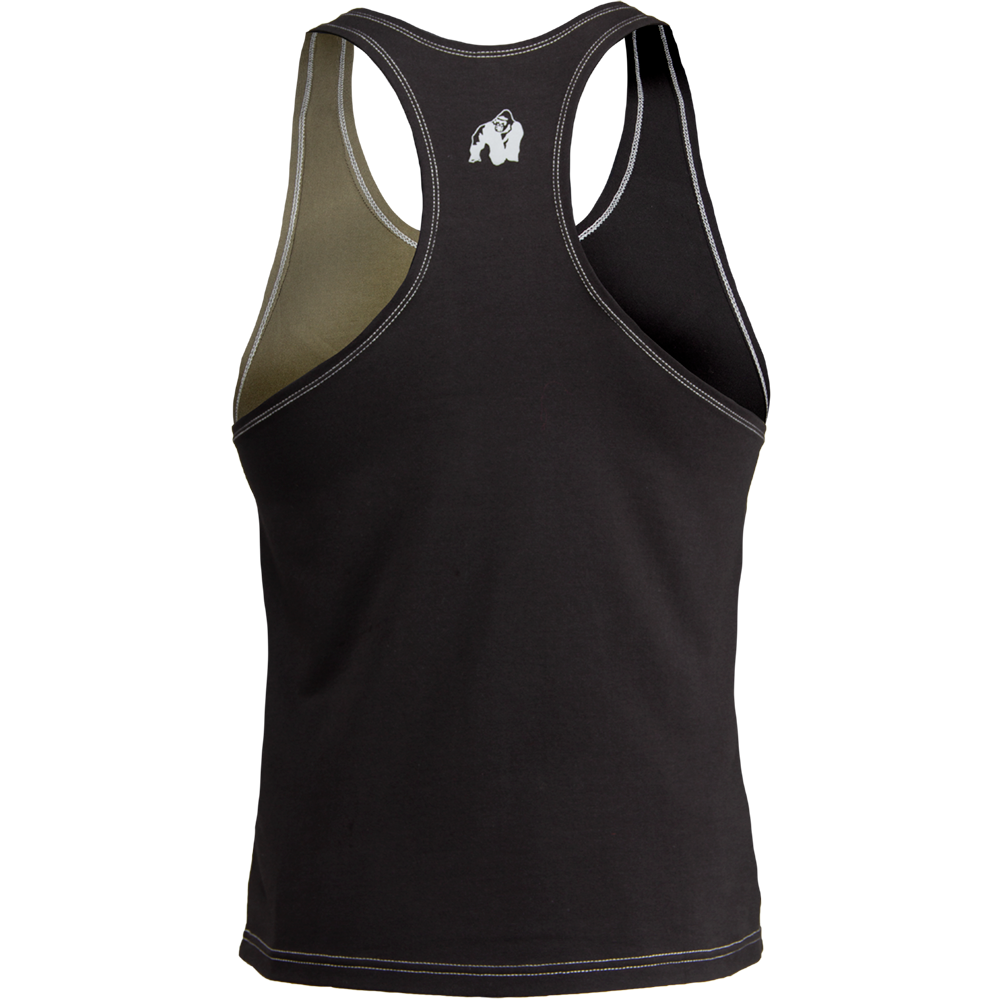 Gorilla Wear Sterling Stringer Tank Top, black/army green Gorilla Wear