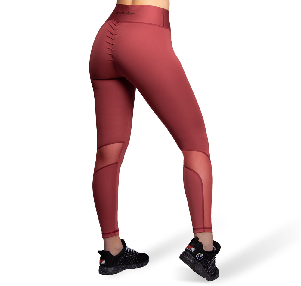 Gorilla Wear Kaycee Tights, burgundy red Gorilla Wear