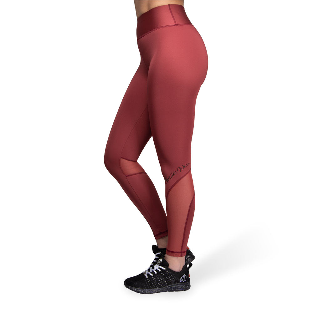 Gorilla Wear Kaycee Tights, burgundy red Gorilla Wear