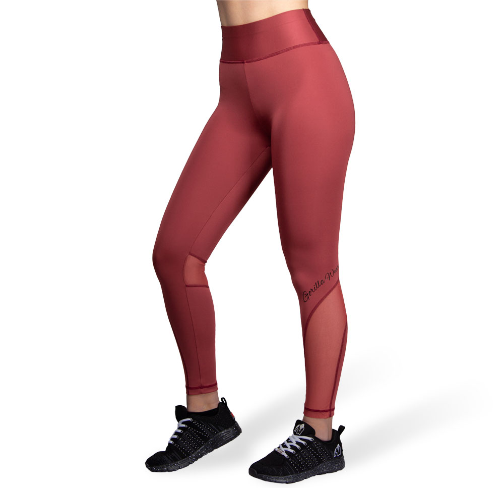 Gorilla Wear Kaycee Tights, burgundy red Gorilla Wear