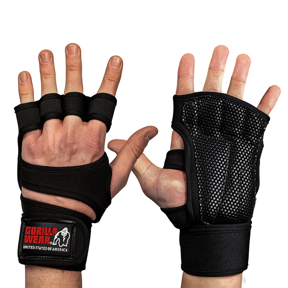 Gorilla Wear Yuma Weightlifting Workout Gloves, black Gorilla Wear