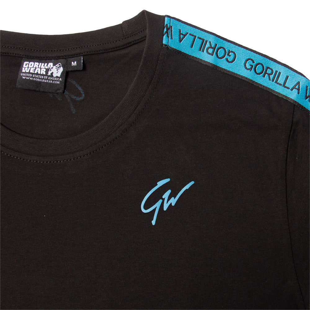 Gorilla Wear Chester T-Shirt, black/blue Gorilla Wear