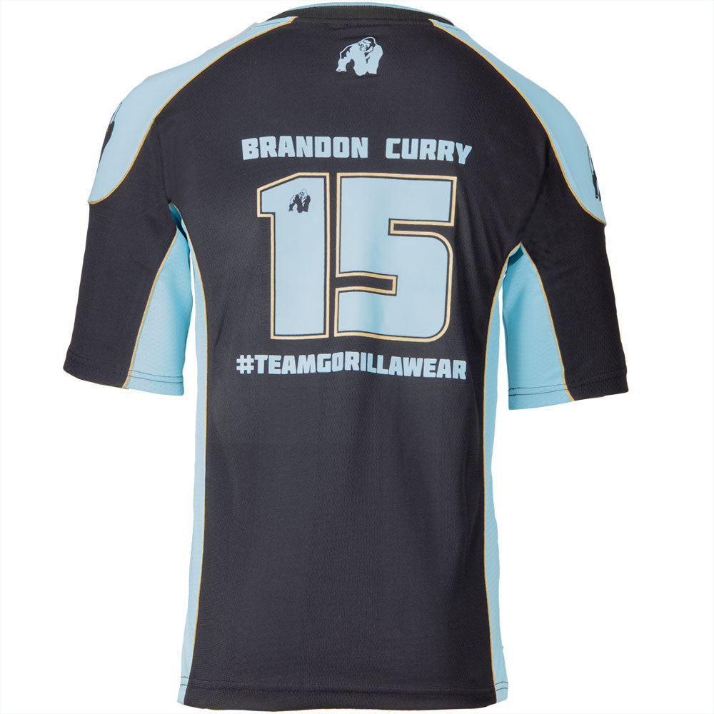 Gorilla Wear Athlete T-Shirt 2.0 Brandon Curry, black/light blue Gorilla Wear