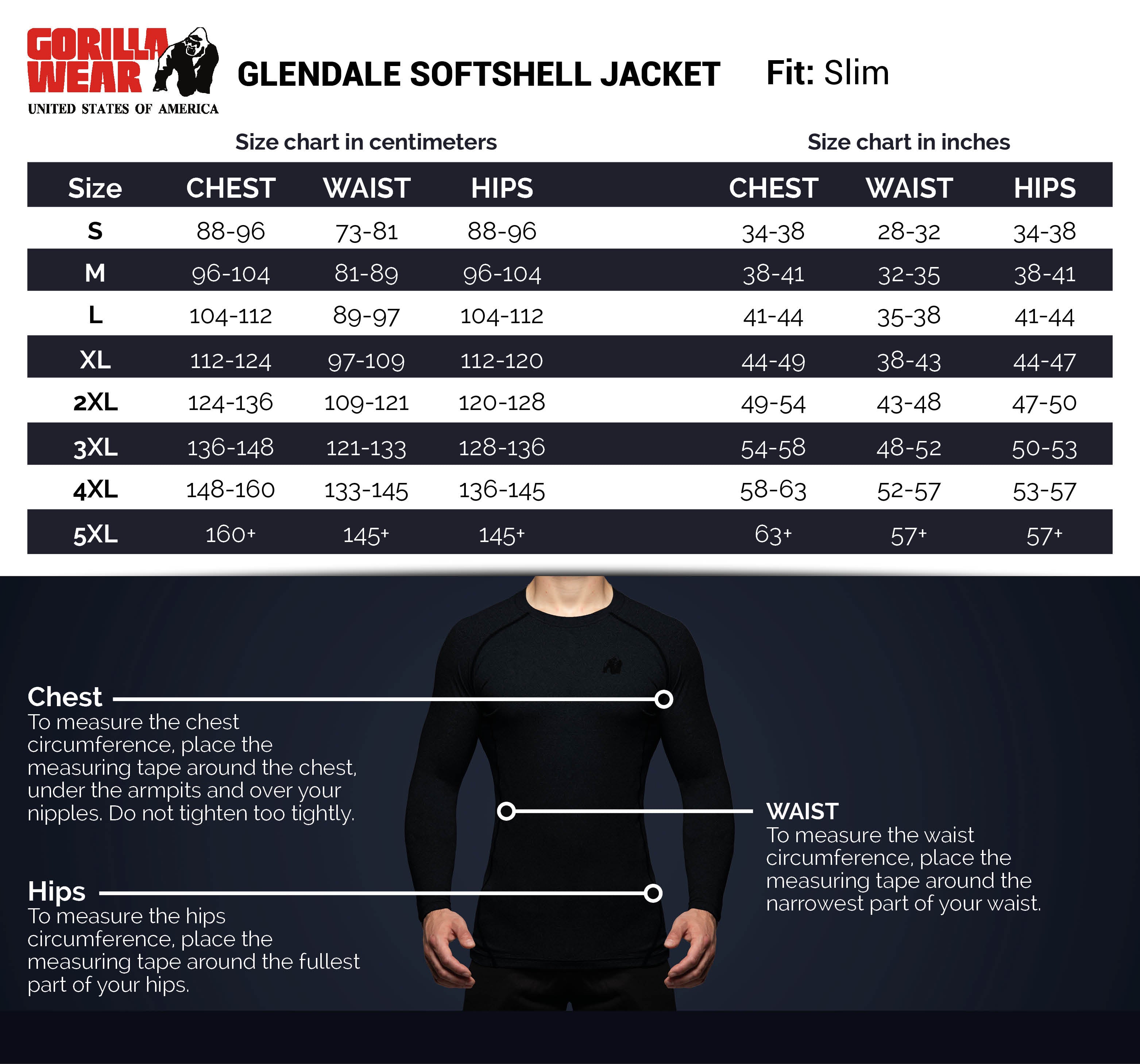 Gorilla Wear Glendale Softshell Jacket, navy Gorilla Wear