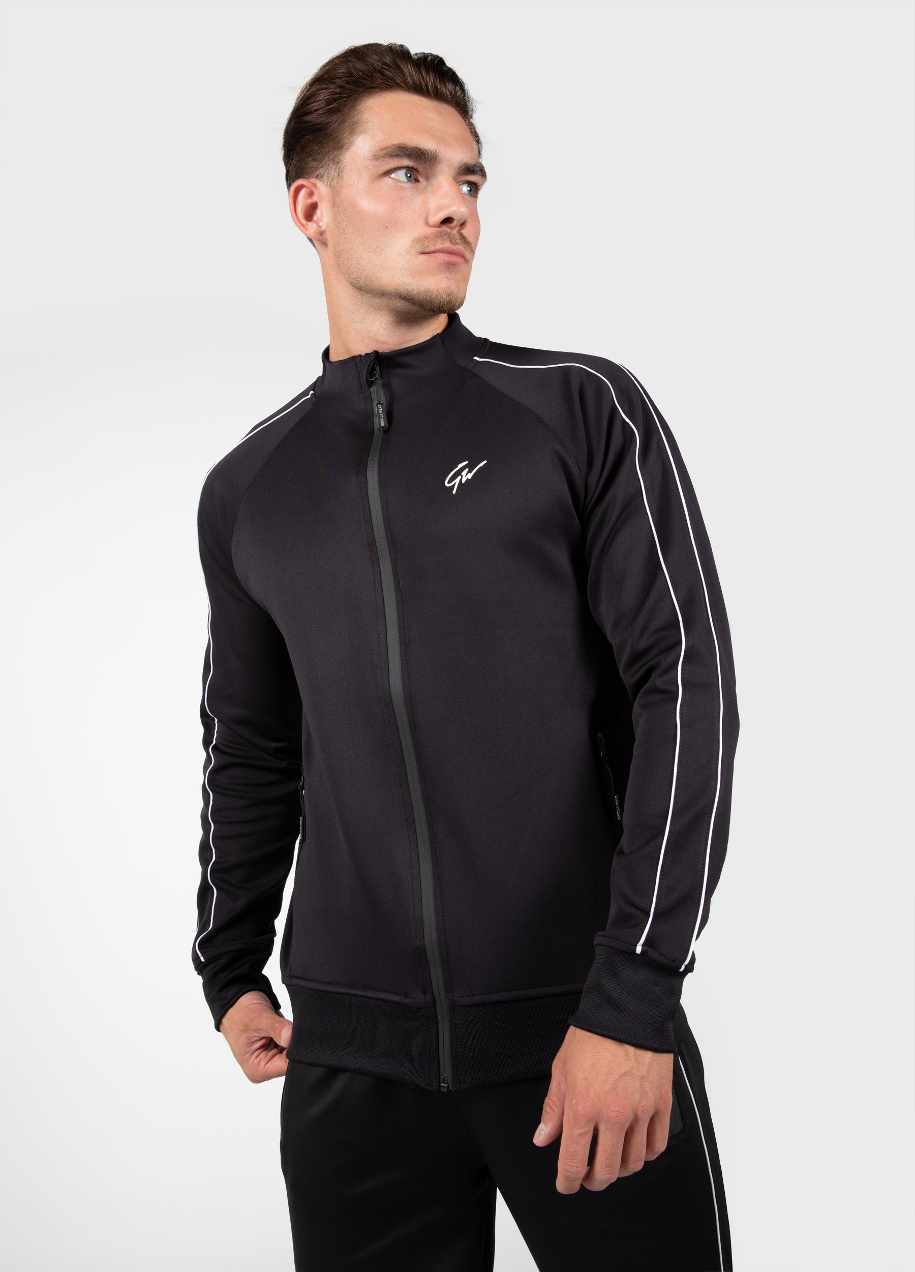 Gorilla Wear Wenden Track Jacket, black/white Gorilla Wear