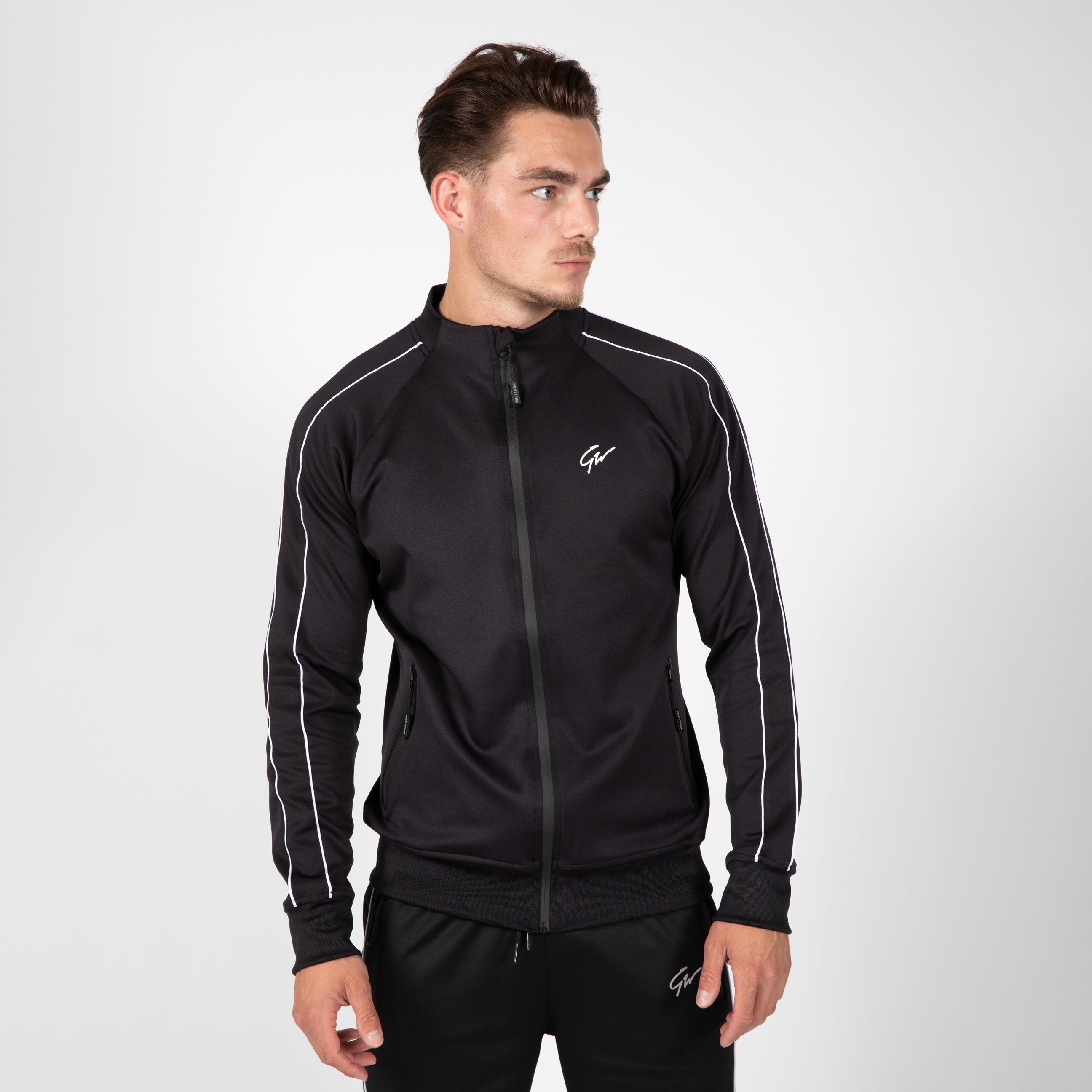 Gorilla Wear Wenden Track Jacket, black/white Gorilla Wear