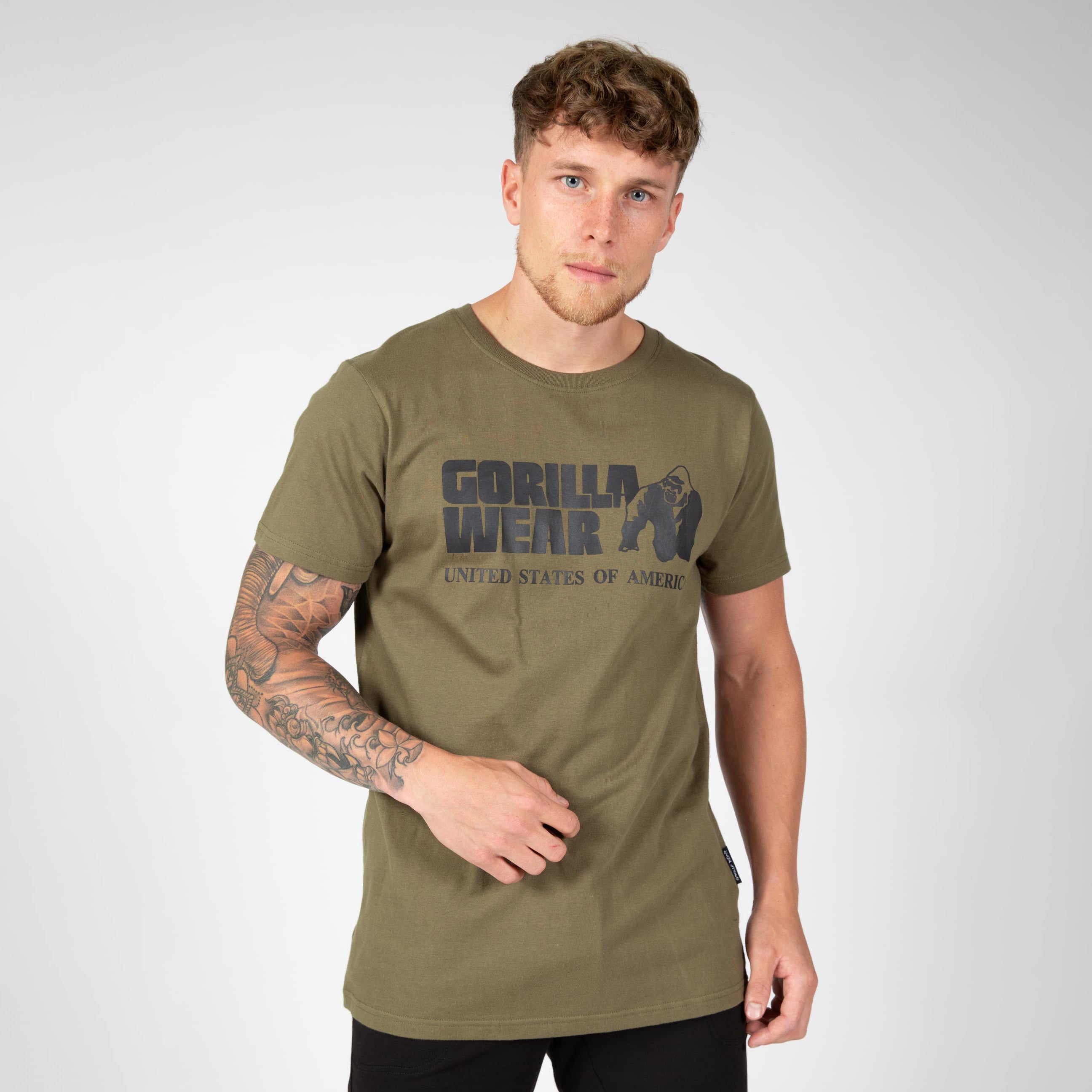 Gorilla Wear Classic T-Shirt, army green Gorilla Wear