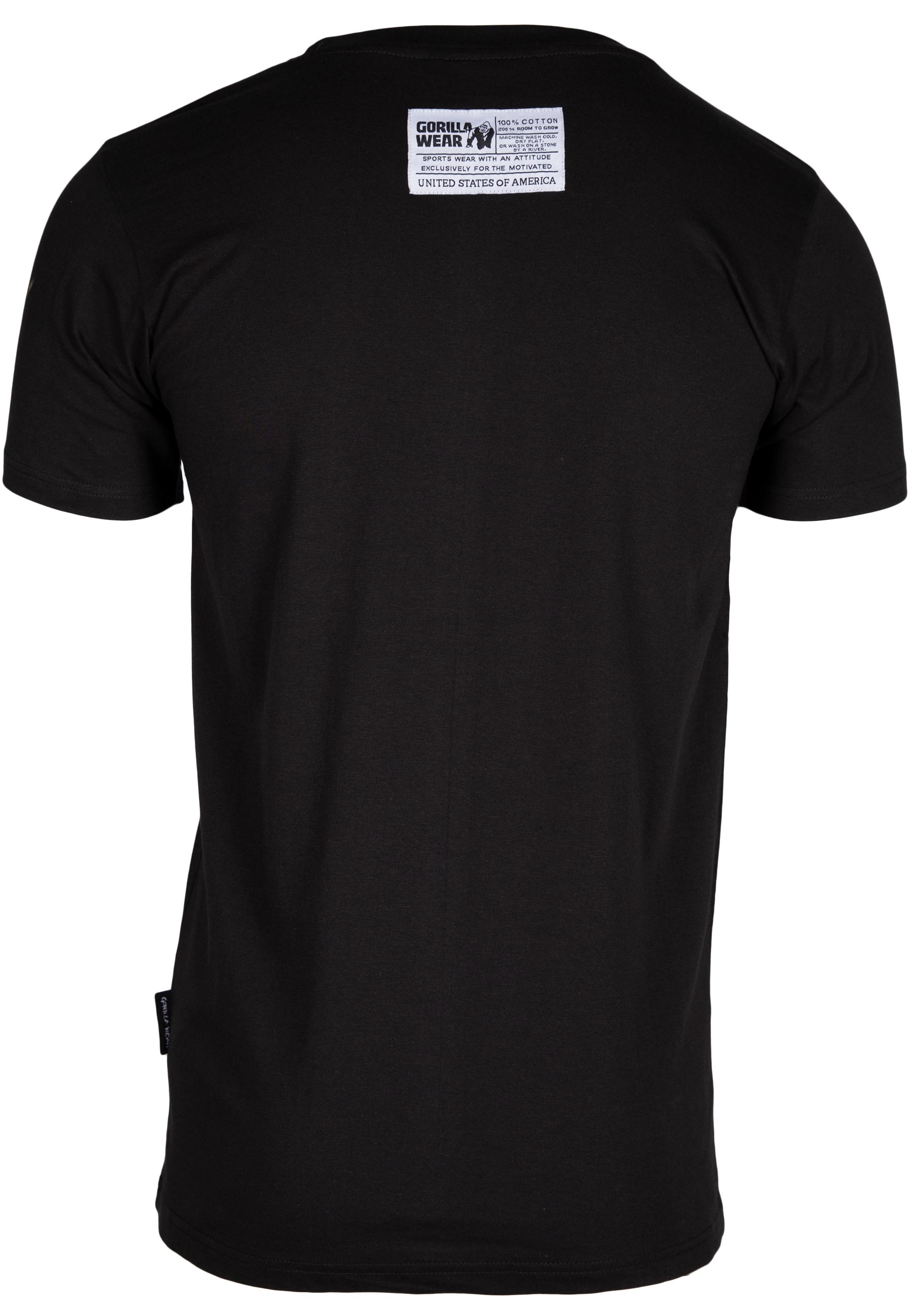 Gorilla Wear Classic T-Shirt, black/gold Gorilla Wear