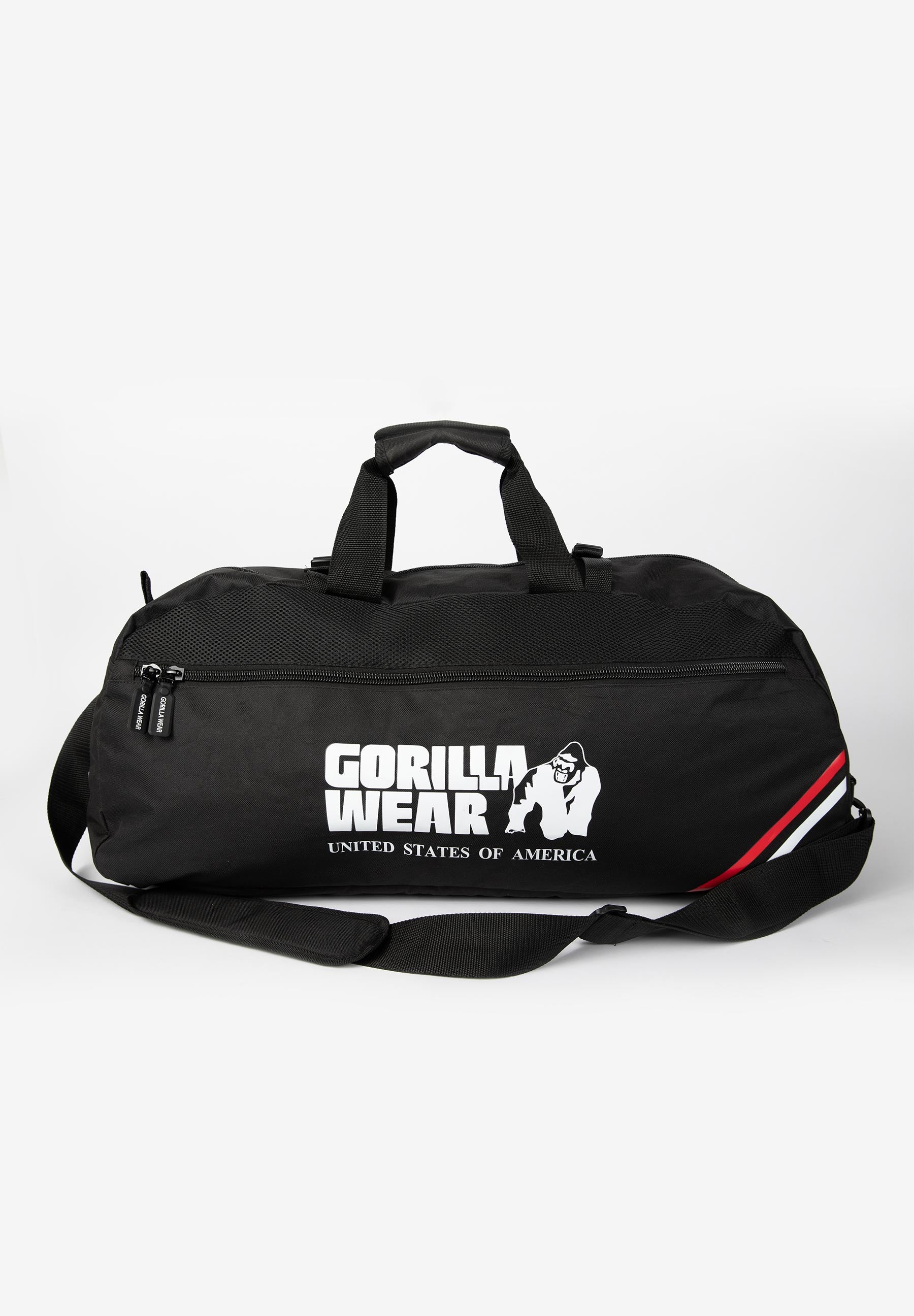 Gorilla Wear Norris Hybrid Gym Bag/Backpack, black Gorilla Wear