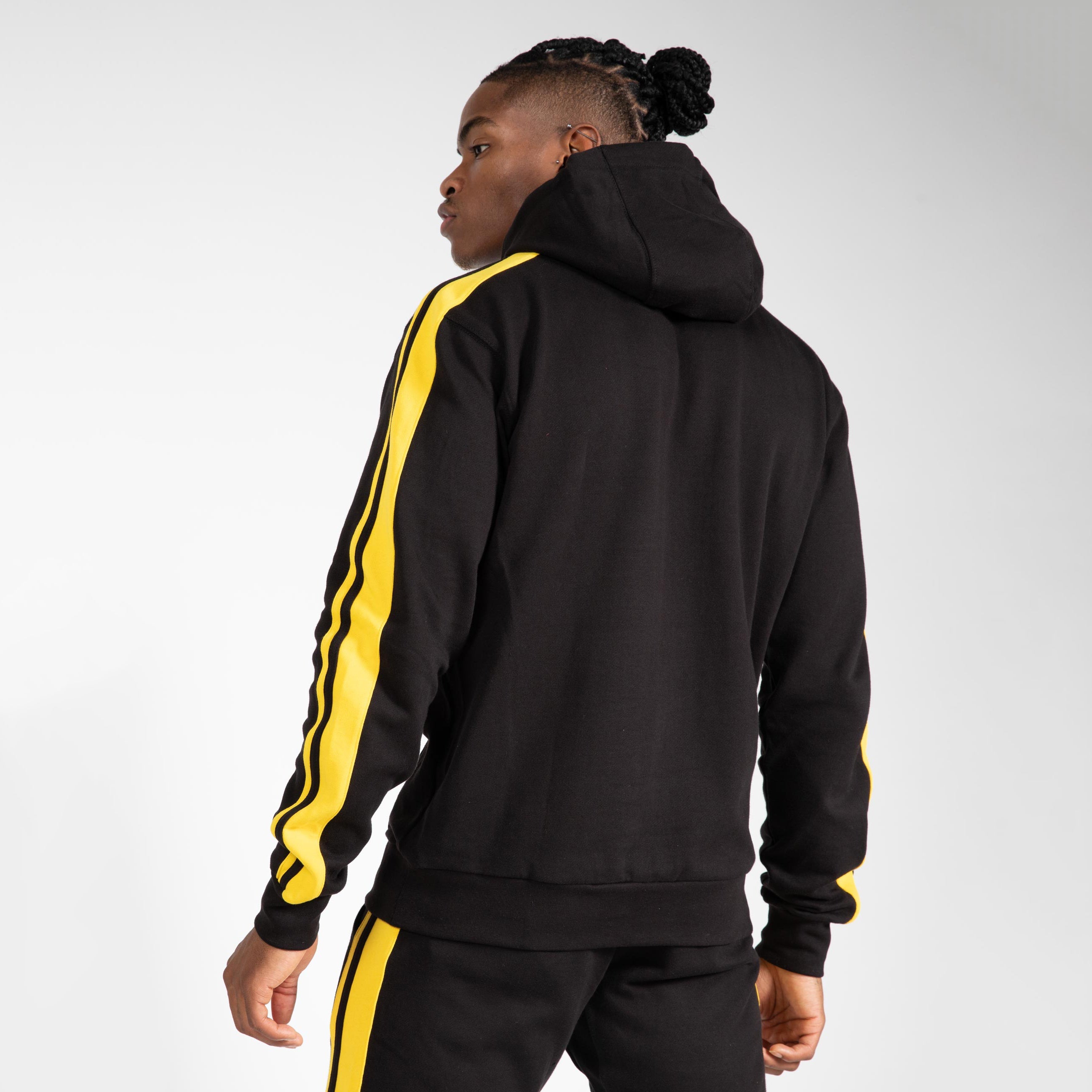 Gorilla Wear Banks Oversized Hoodie, black/yellow Gorilla Wear