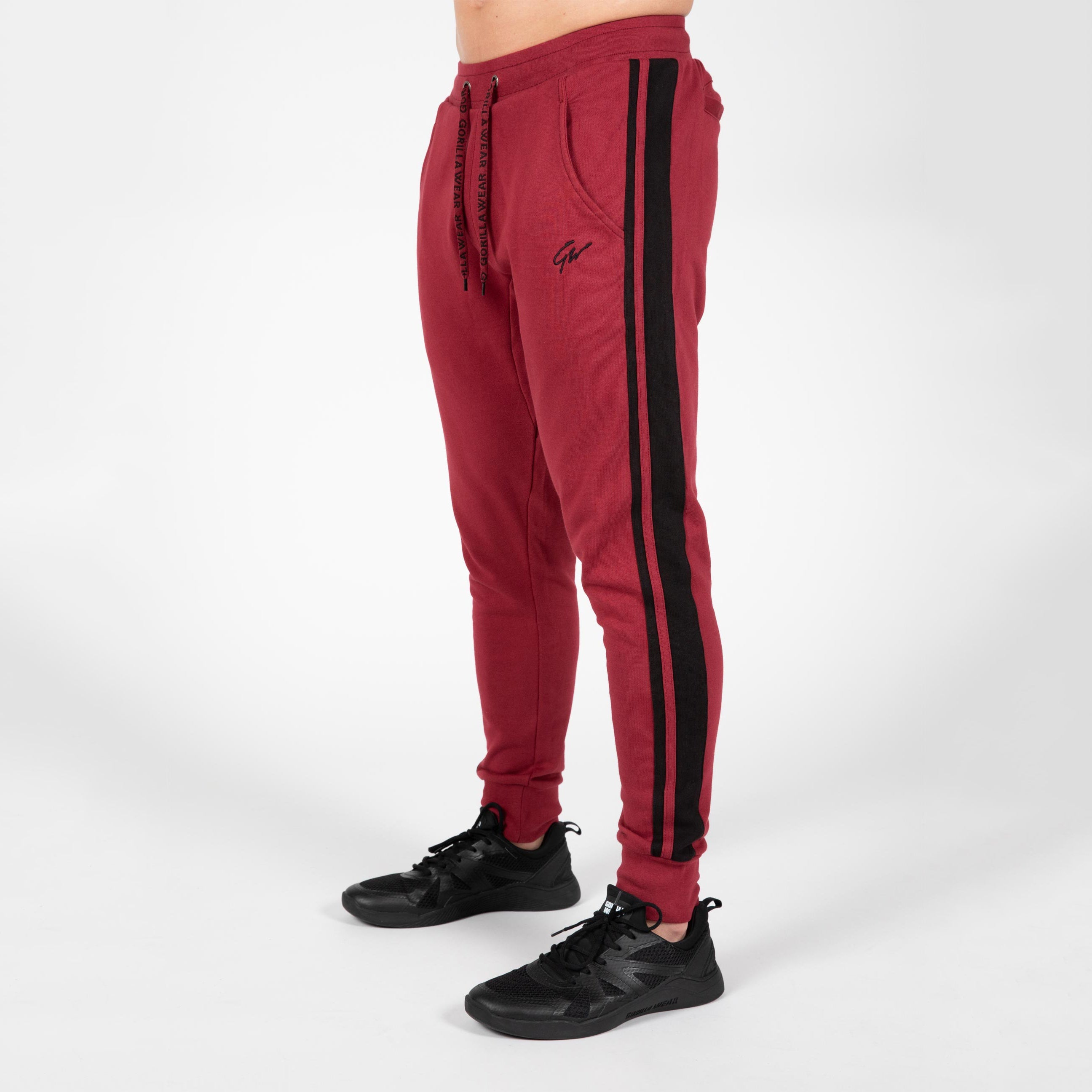Gorilla Wear Banks Pants, burgundy red/black Gorilla Wear