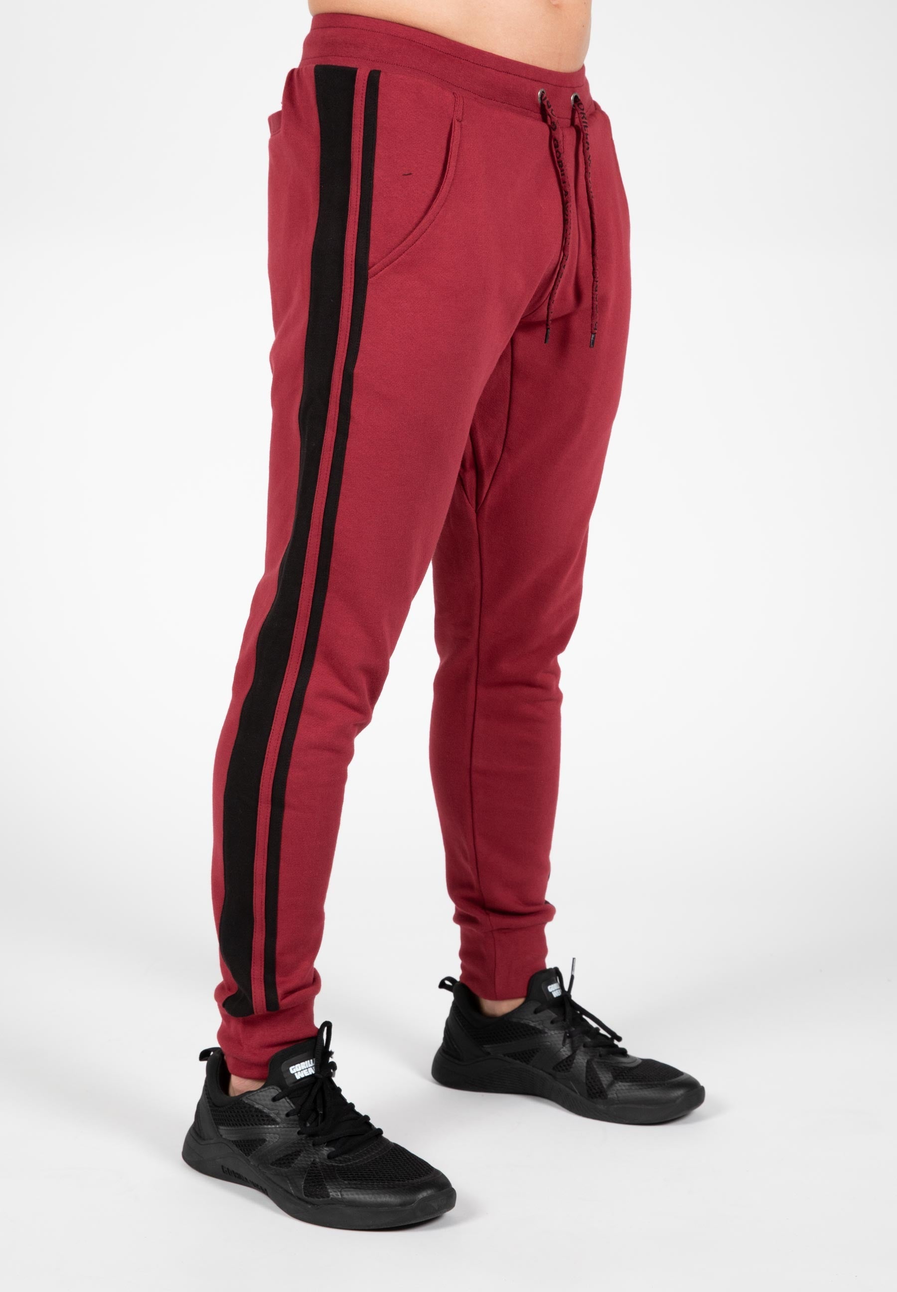 Gorilla Wear Banks Pants, burgundy red/black Gorilla Wear