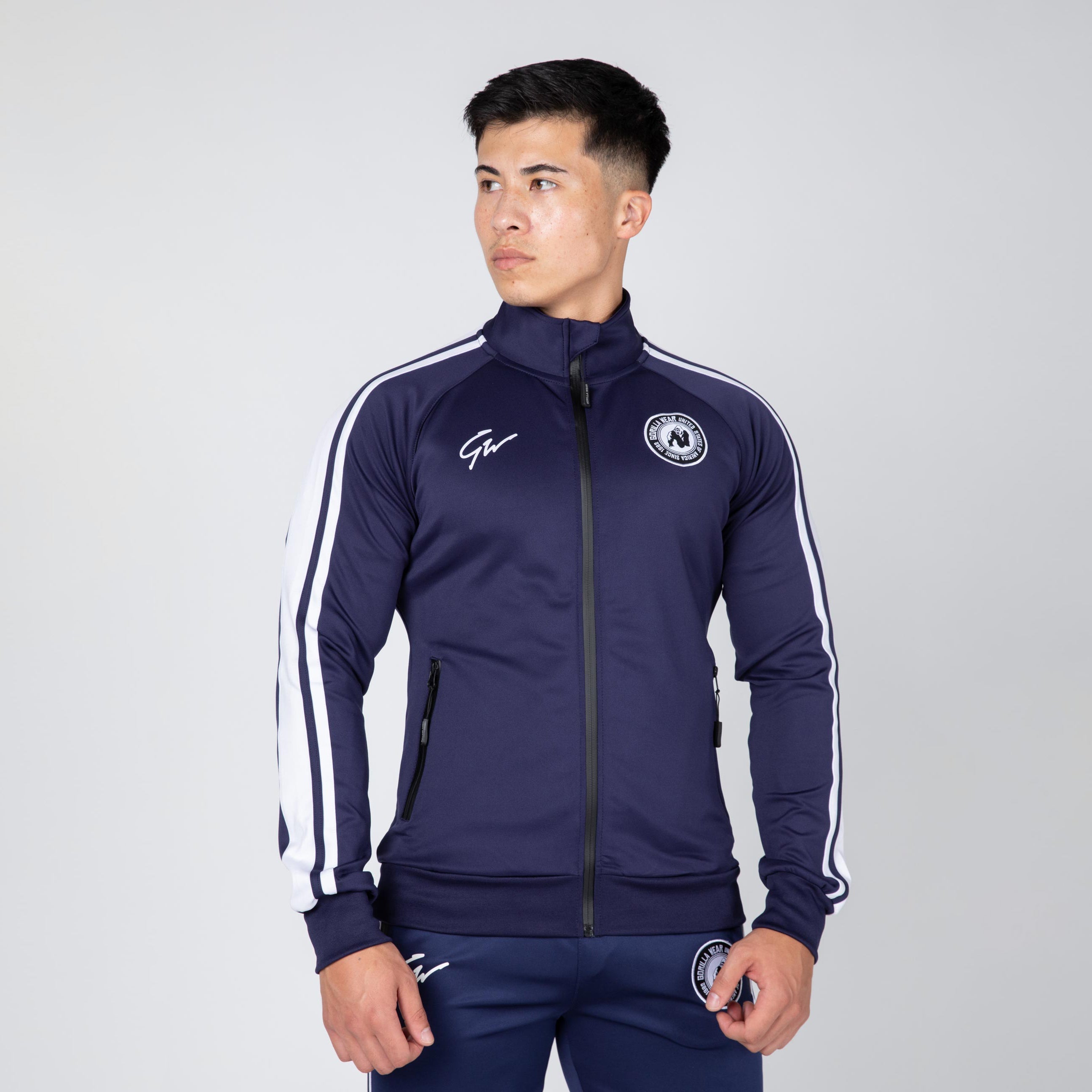Gorilla Wear Stratford Track Jacket, navy Gorilla Wear