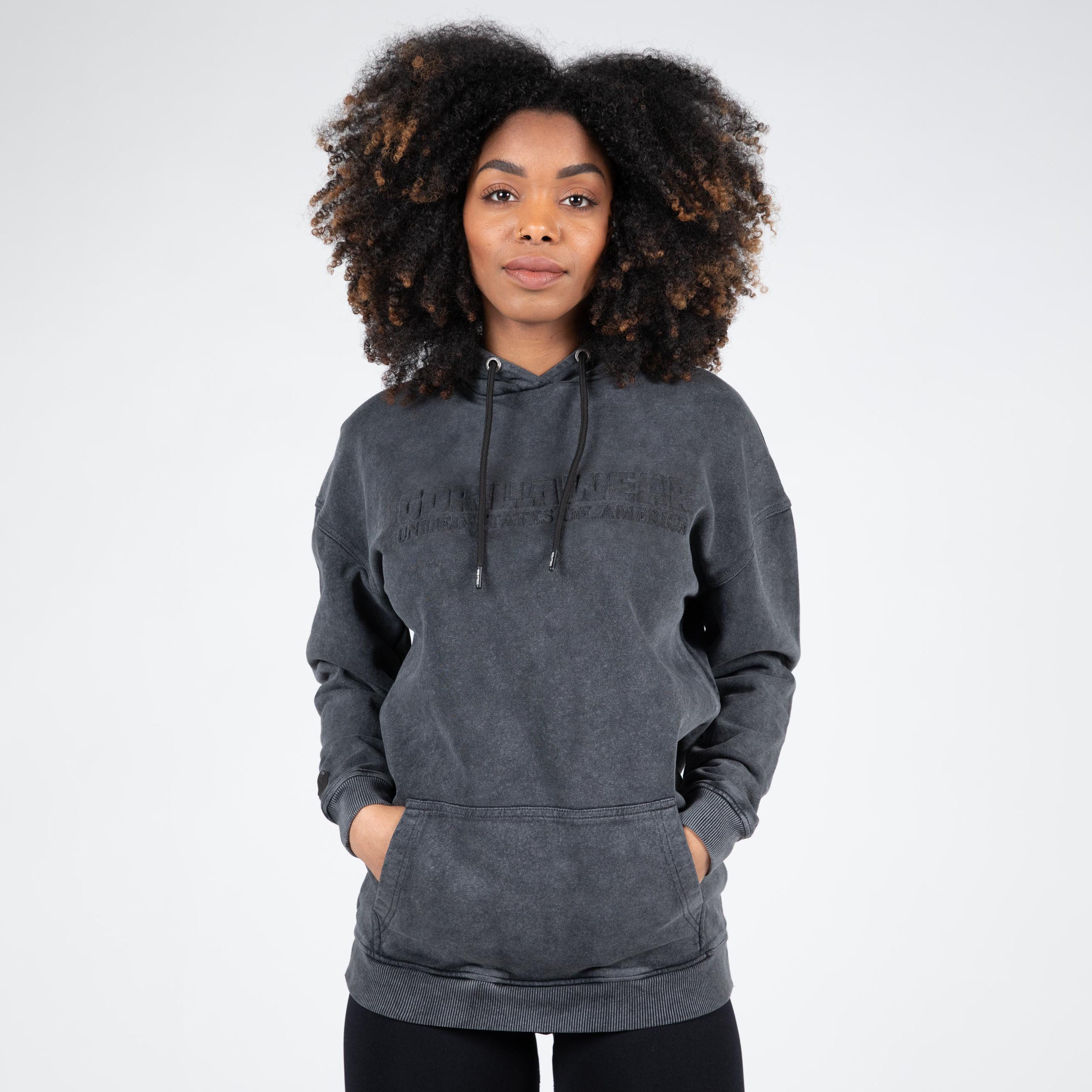 Gorilla Wear Crowley Oversized Women's Hoodie, washed grey Gorilla Wear