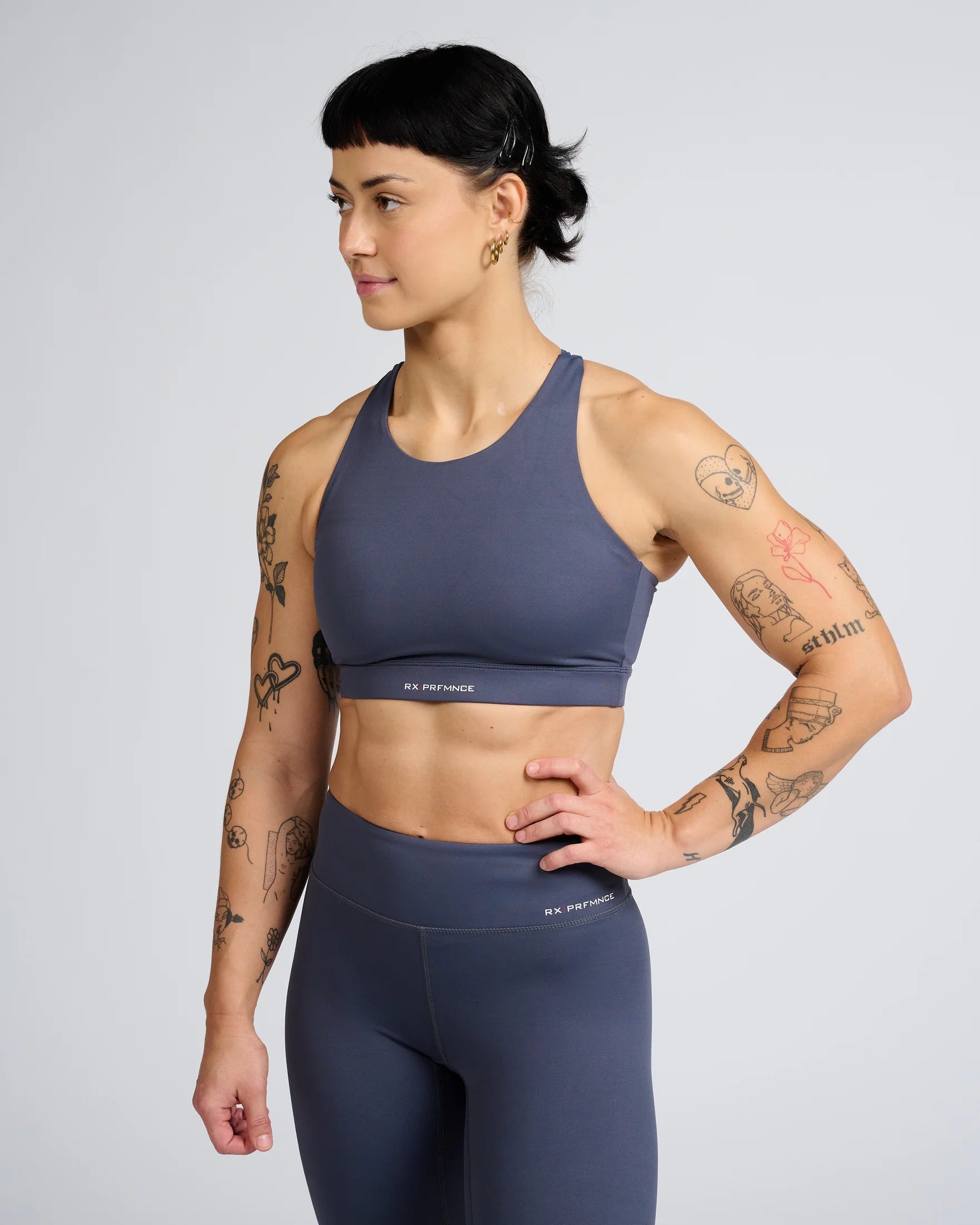 RX Performance Sport Bra Deep Graphite RX Performance