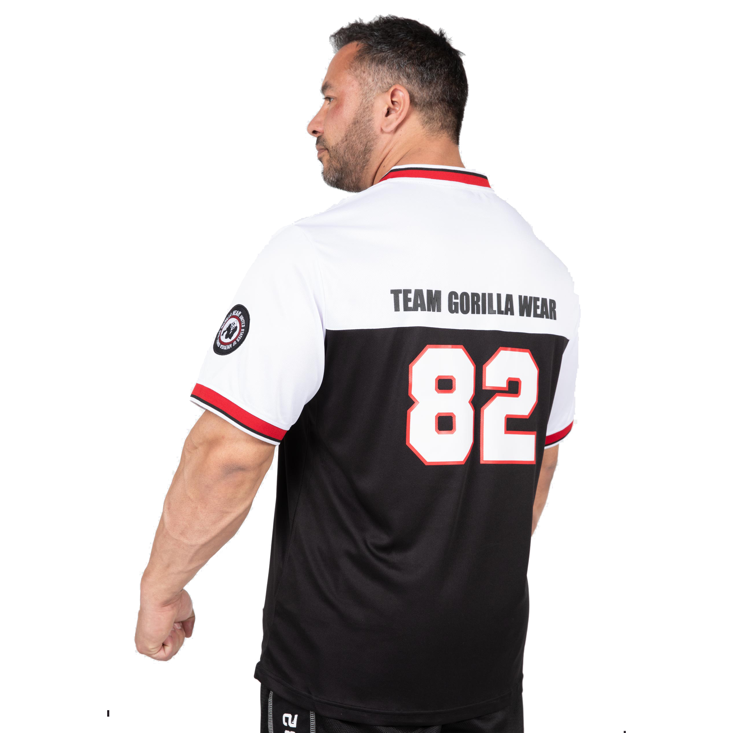 Gorilla Wear Trenton Football Jersey, black/white Gorilla Wear