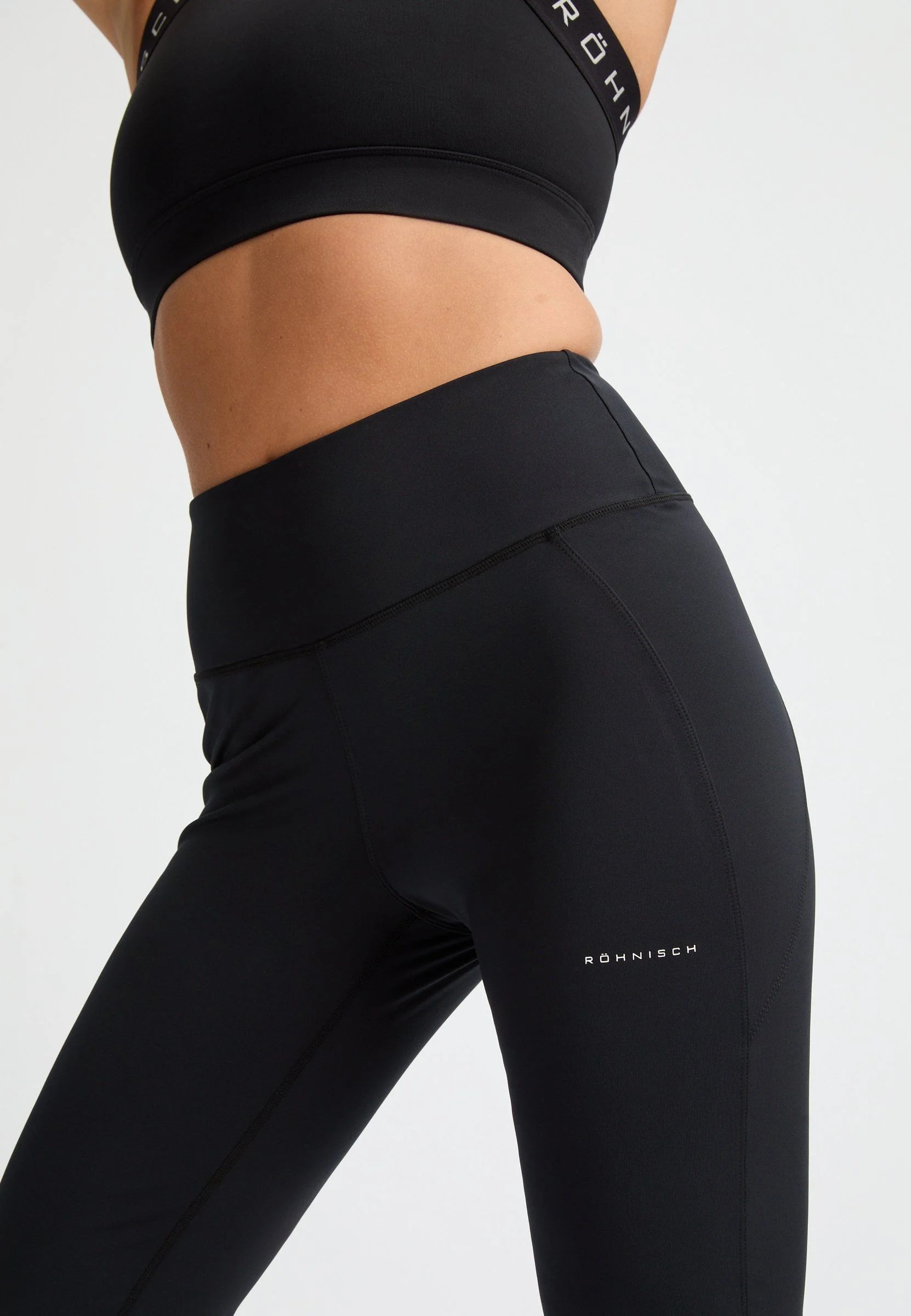 RÖHNISCH Flattering High Waist Pants Black Röhnisch