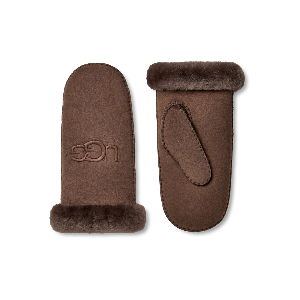 UGG Sheepskin Embroider Mitten – Dam – Allspice