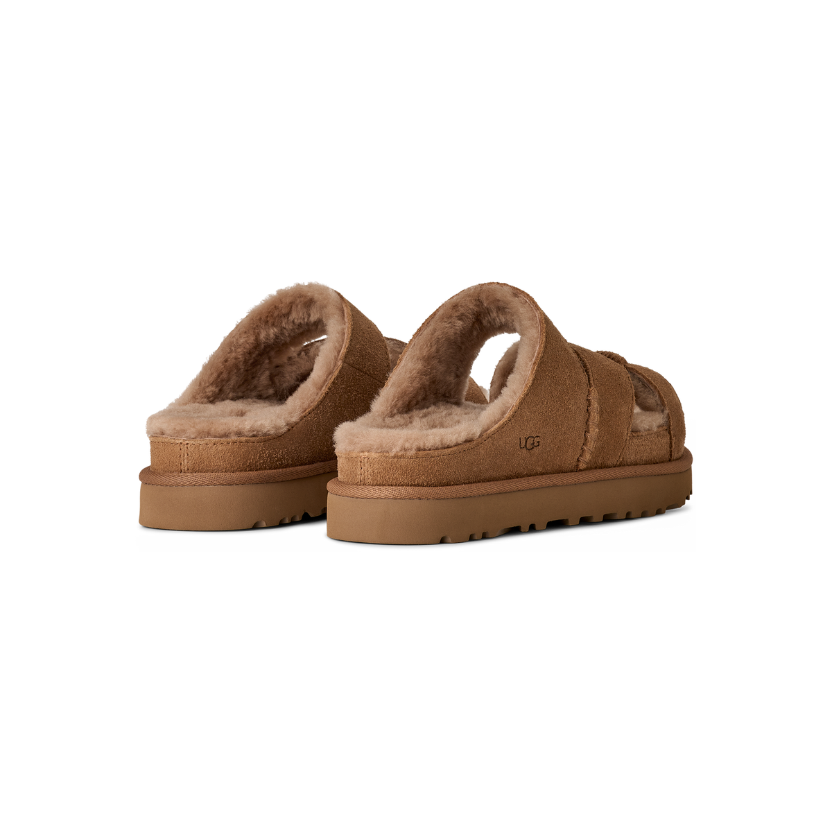 UGG Greenport Cross Strap Slide – Dam – Chestnut