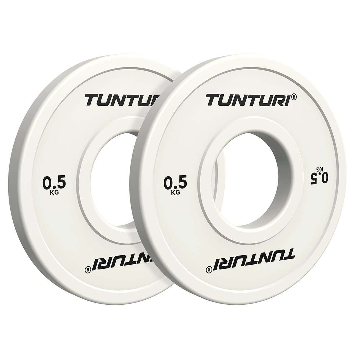 Tunturi Plat. Frac.Plate White 0.5kg