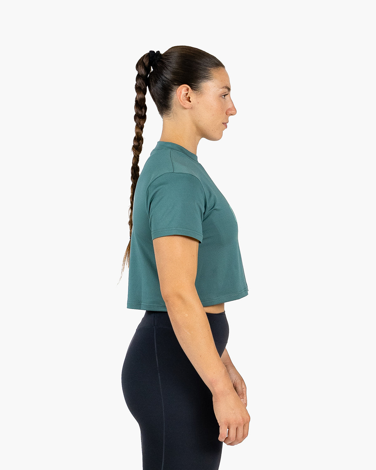 Velites CrossFit® Crop Holo Pine Green