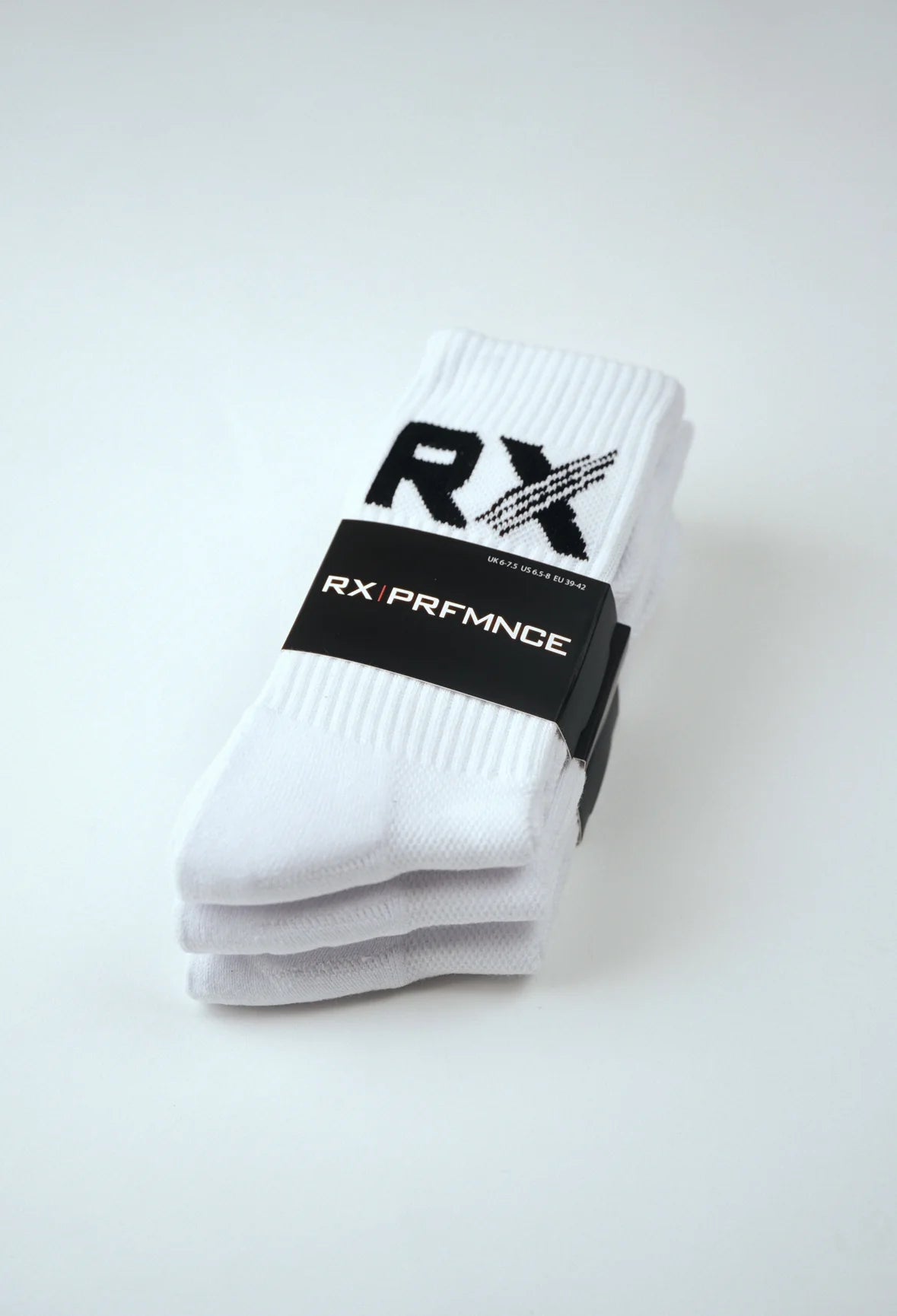 RX Performance Essential Socks 3-pack White RX Performance