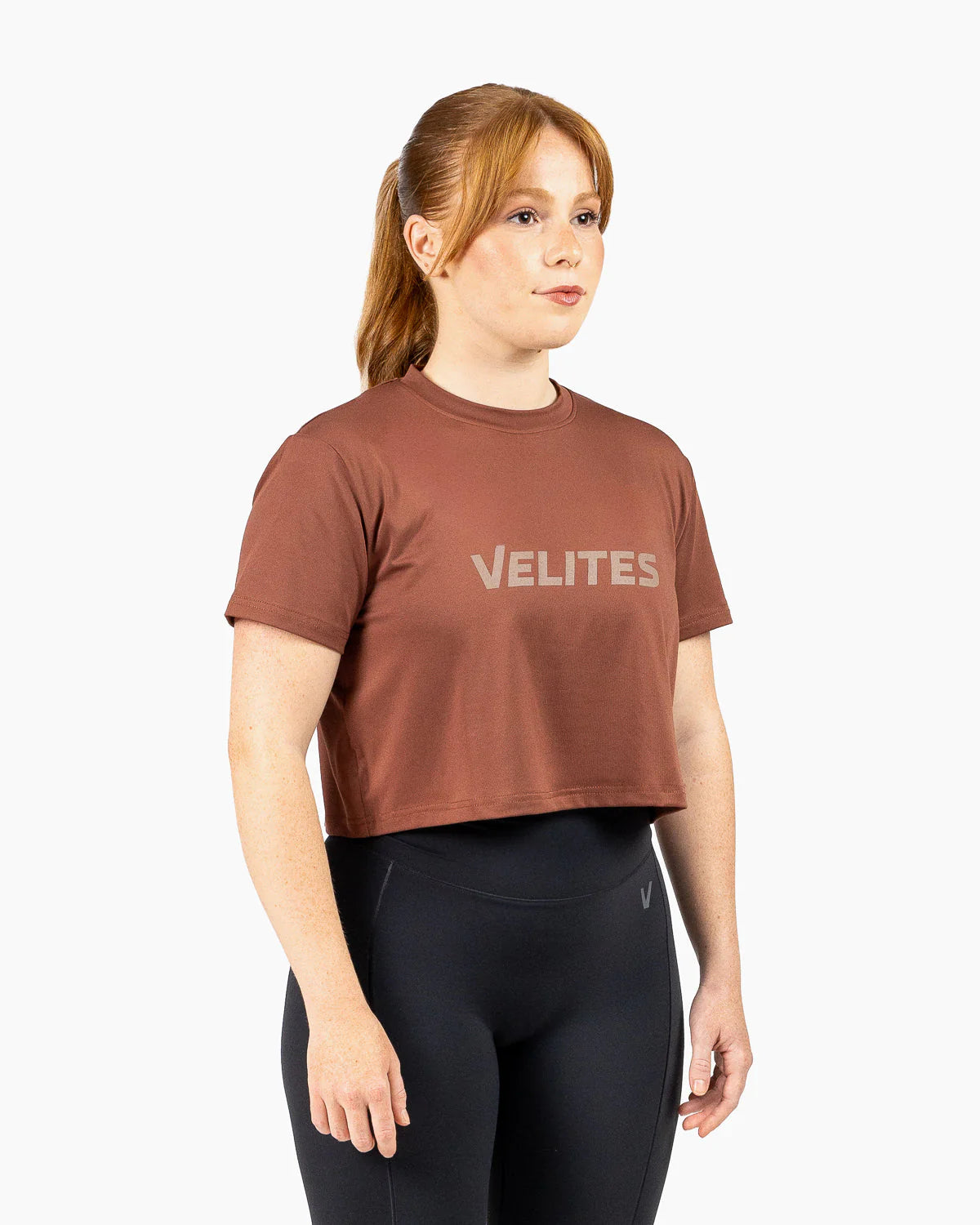 Velites Crop Holo Brun