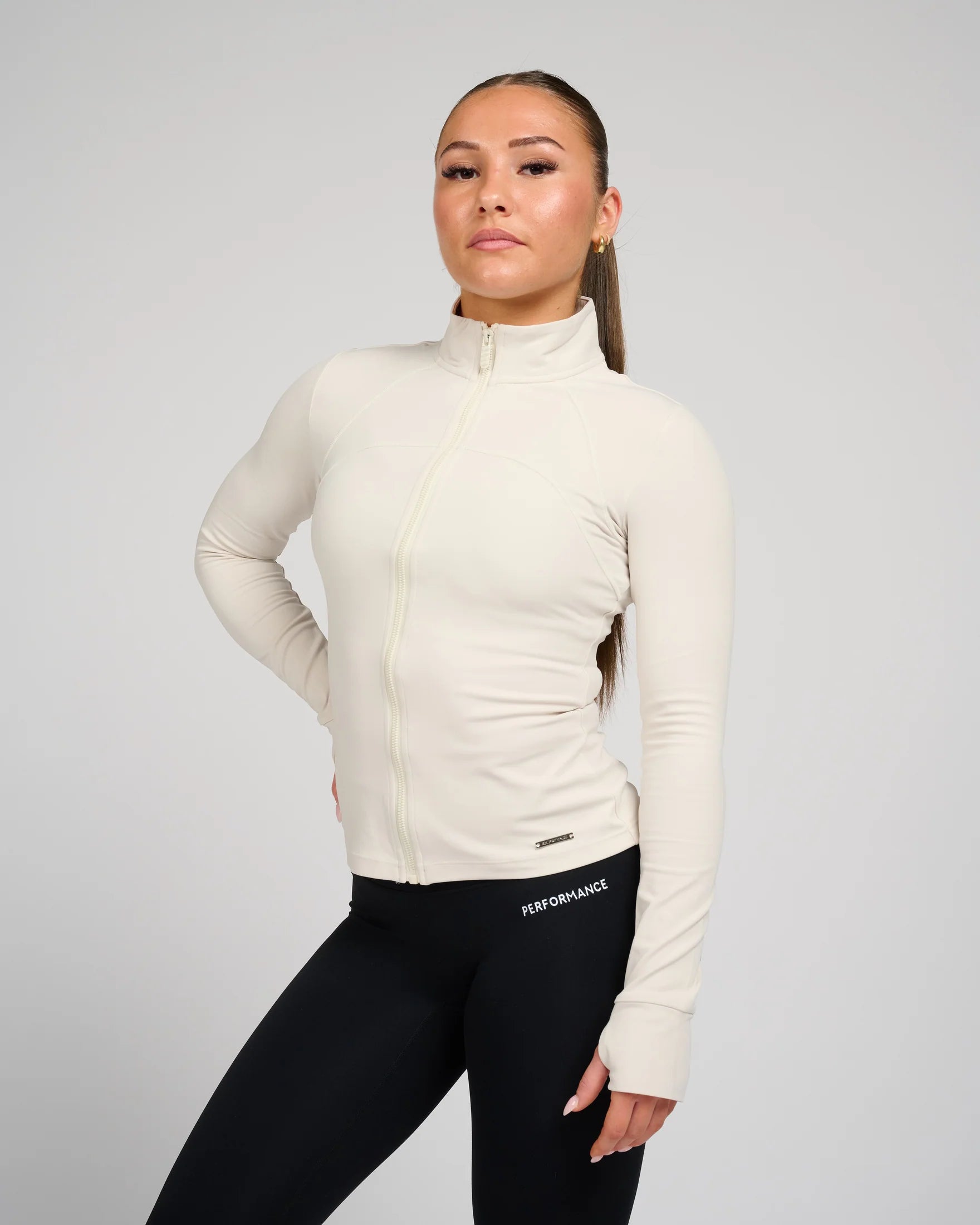 RX Performance Helen Zip Longsleeve White RX Performance