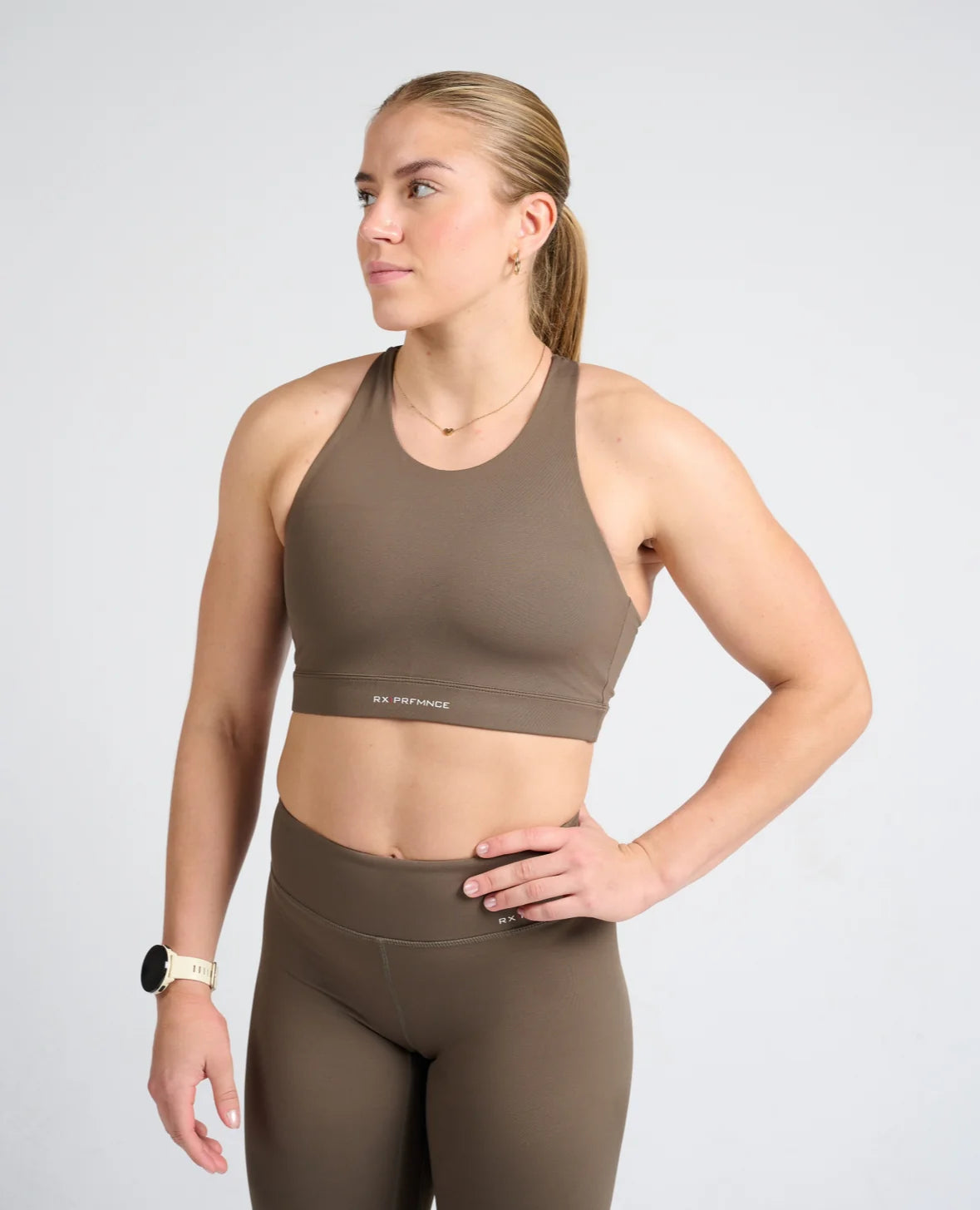 RX Performance Sport Bra Khaki Green RX Performance