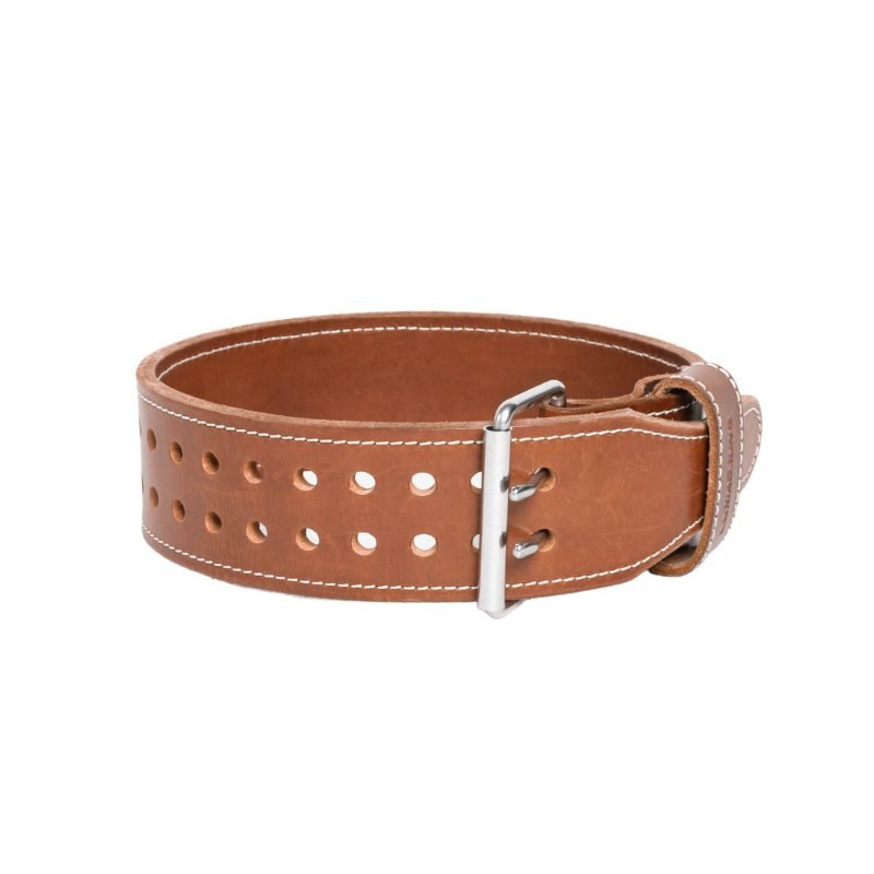 LUXIAOJUN Leather Weightlifting Belt
