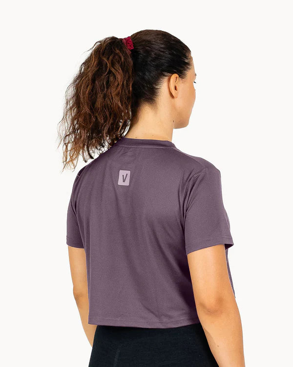 Velites Crop Holo Lila