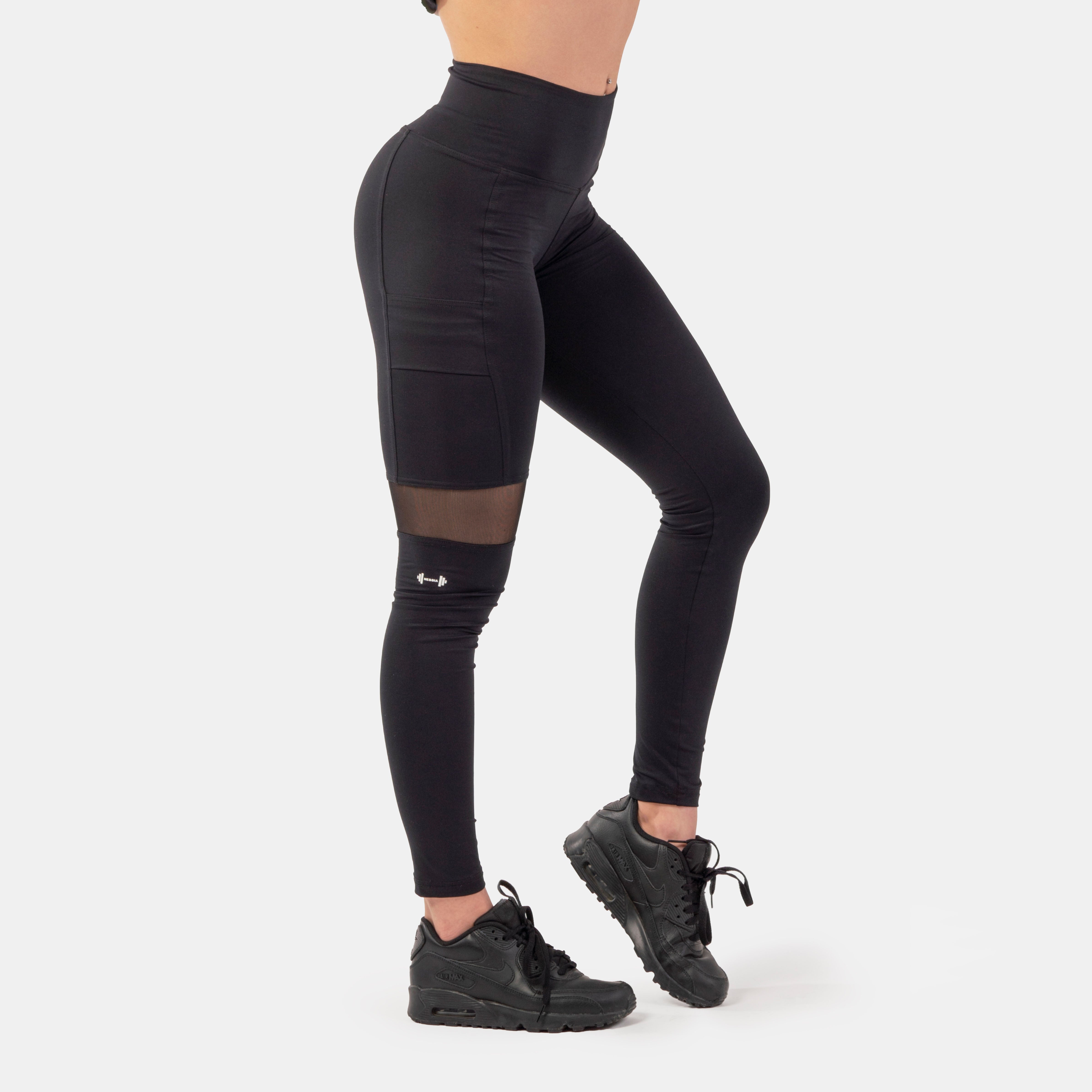 NEBBIA Sporty Smart Pocket High-Waist Leggings, black NEBBIA
