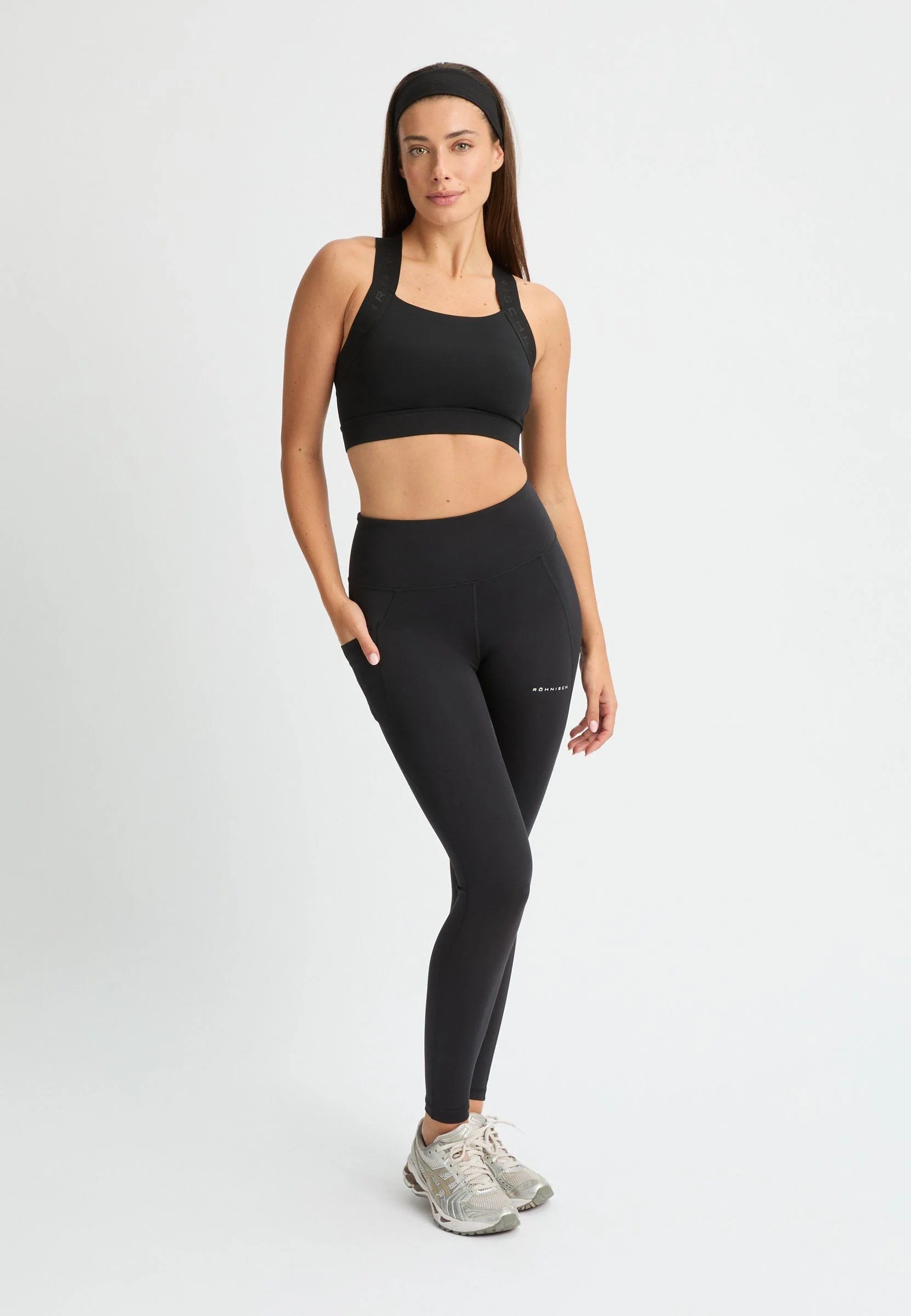 RÖHNISCH Flattering High Waist Tights Black Röhnisch