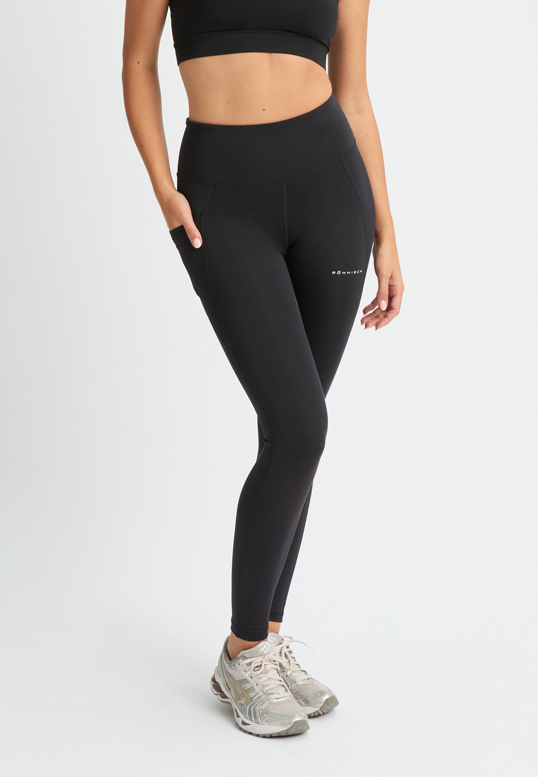 Röhnisch Träningspaket Kvinna – Sport-BH, Tights, Strumpor & Vattenflaska