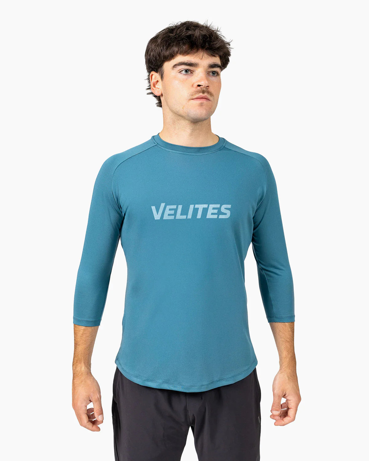 Velites 3/4 Sleeve T-Shirt Holo Blå